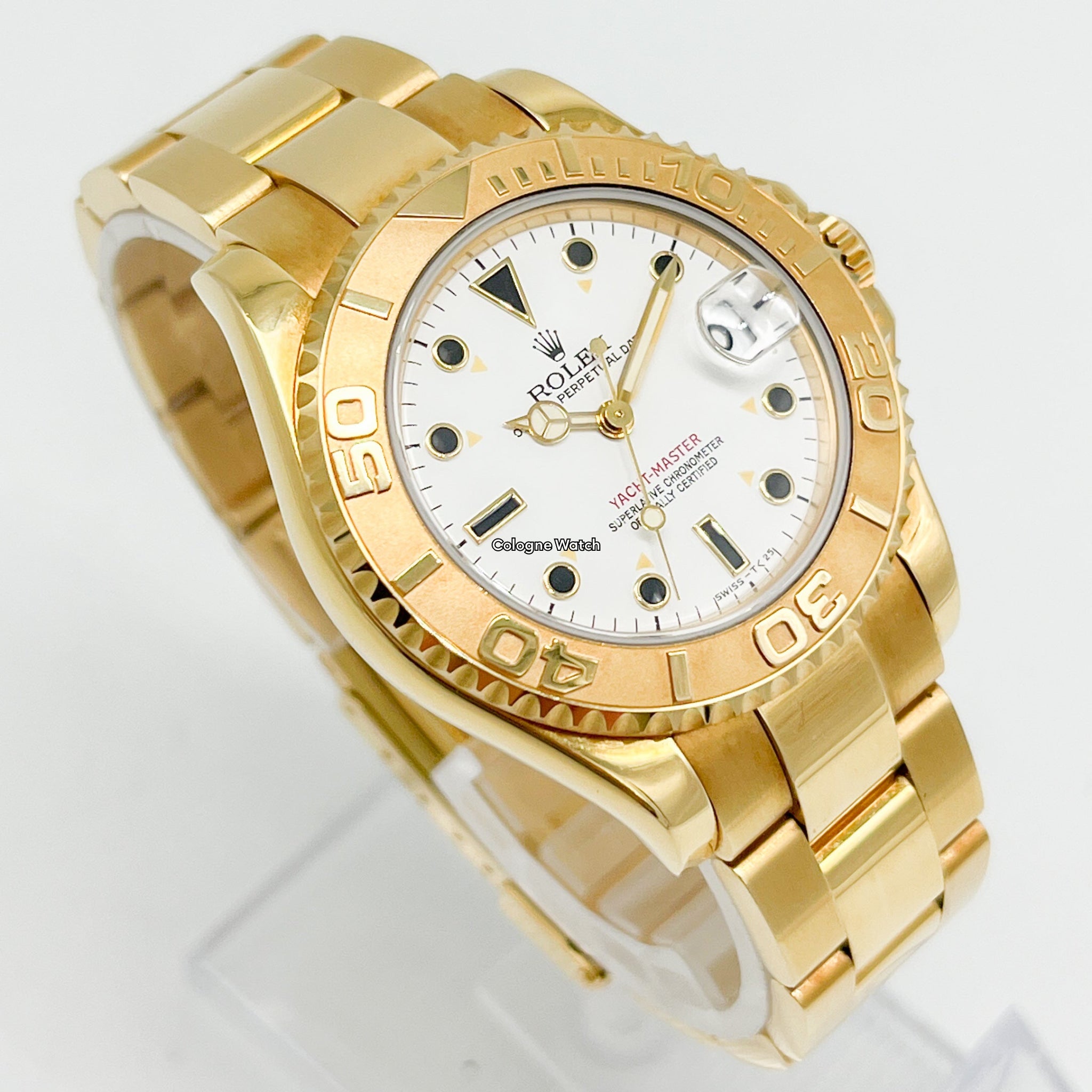 Rolex Yacht Master 35 Gelbgold 68628