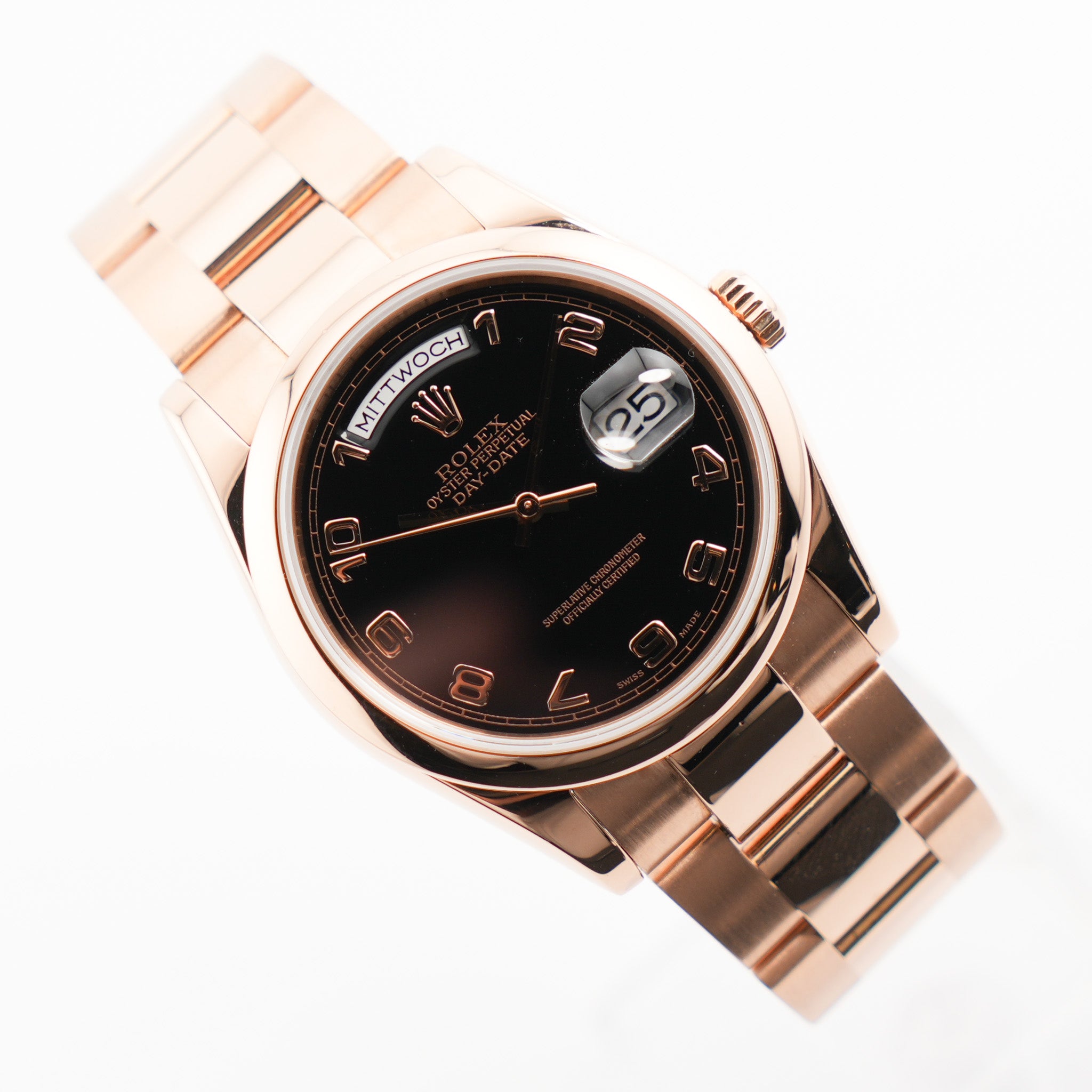 Rolex Day-Date 36 Roségold 118205 - 2001