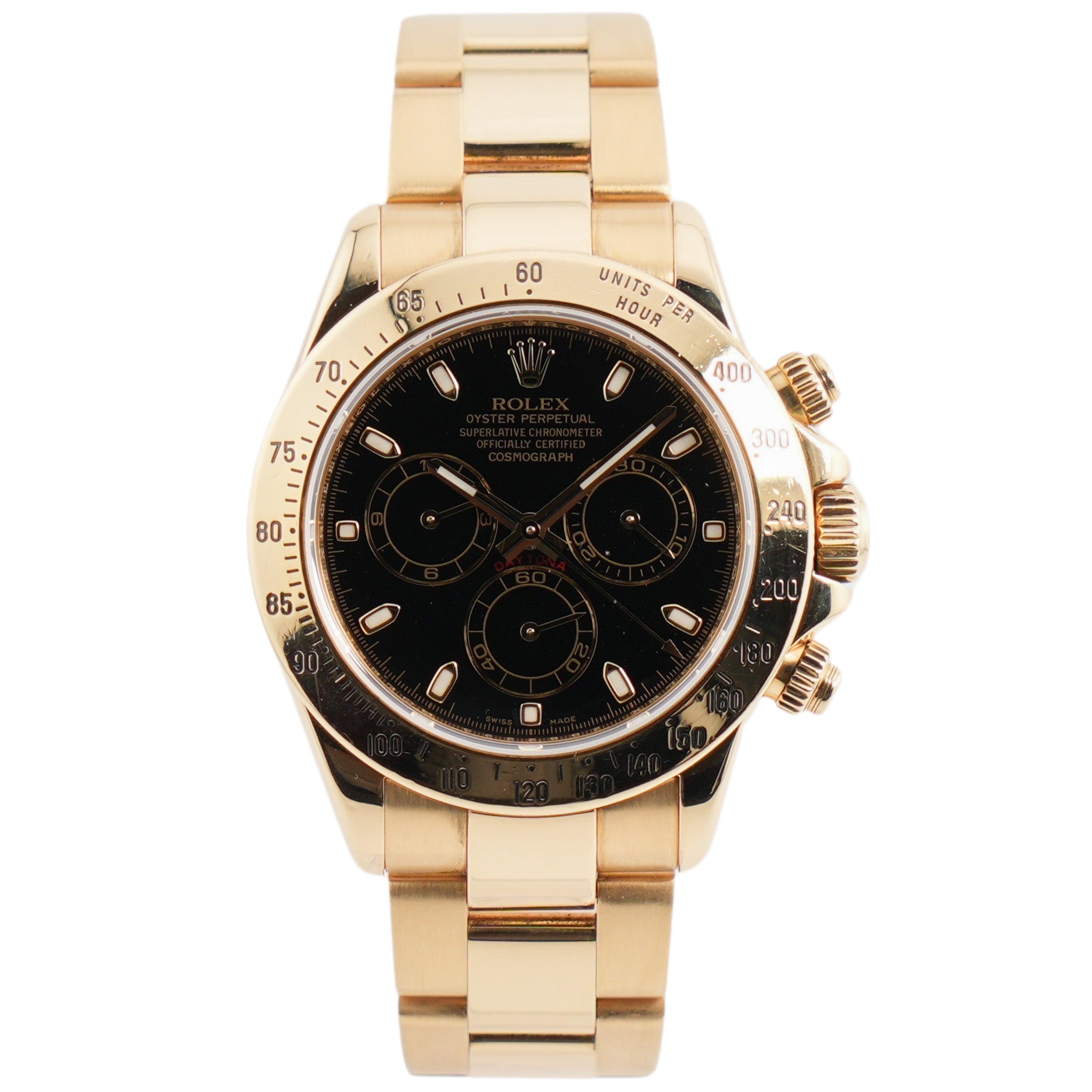 Rolex Daytona 116528 - 2008 Yellow Gold