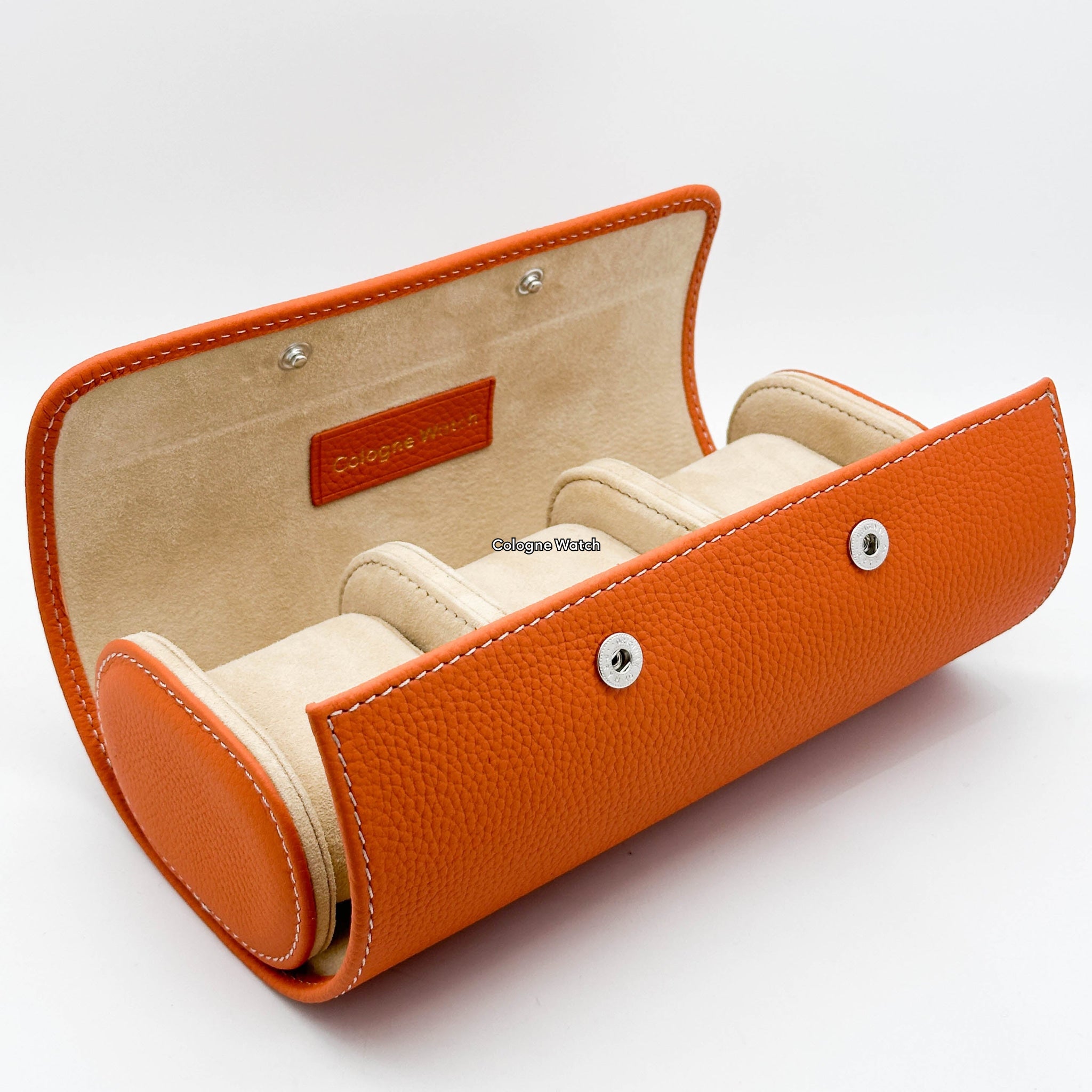 Watch Roll for 3 watches in Orange