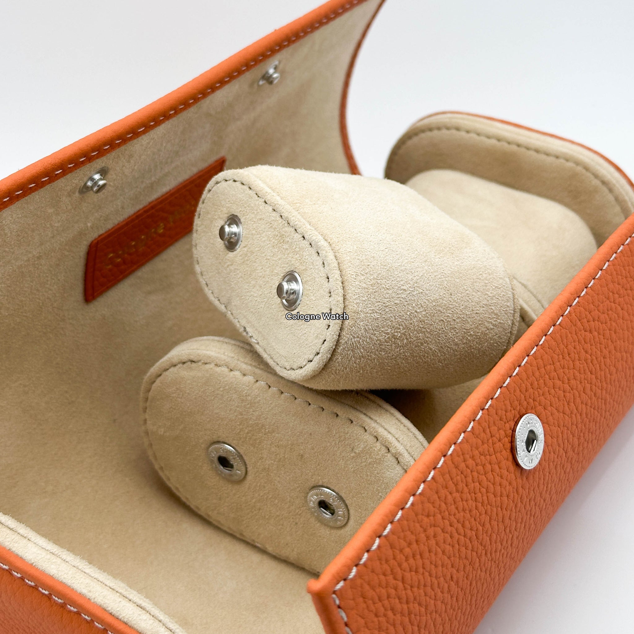 Watch Roll for 3 watches in Orange