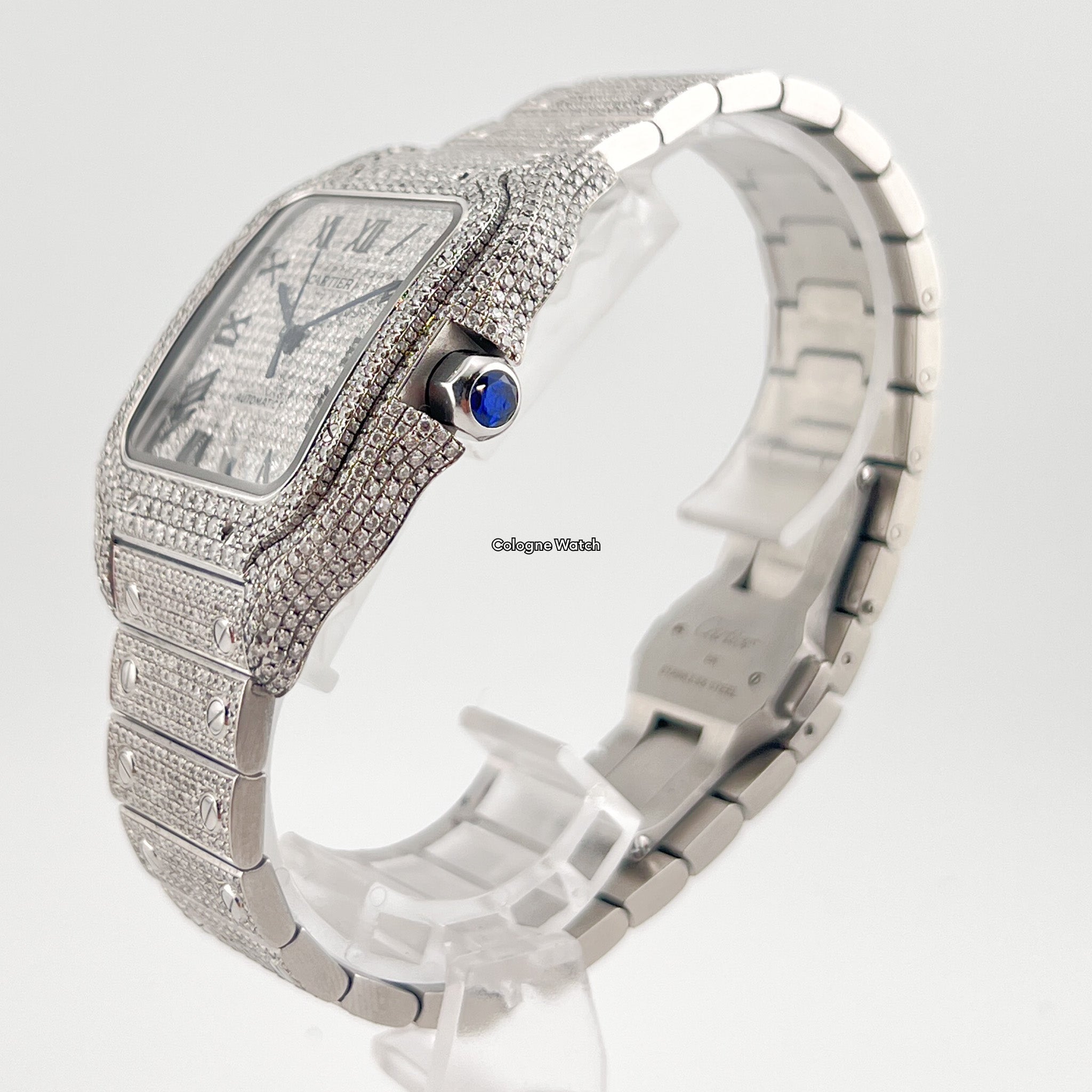 Cartier Santos Iced Out WSSA0018 - 2021