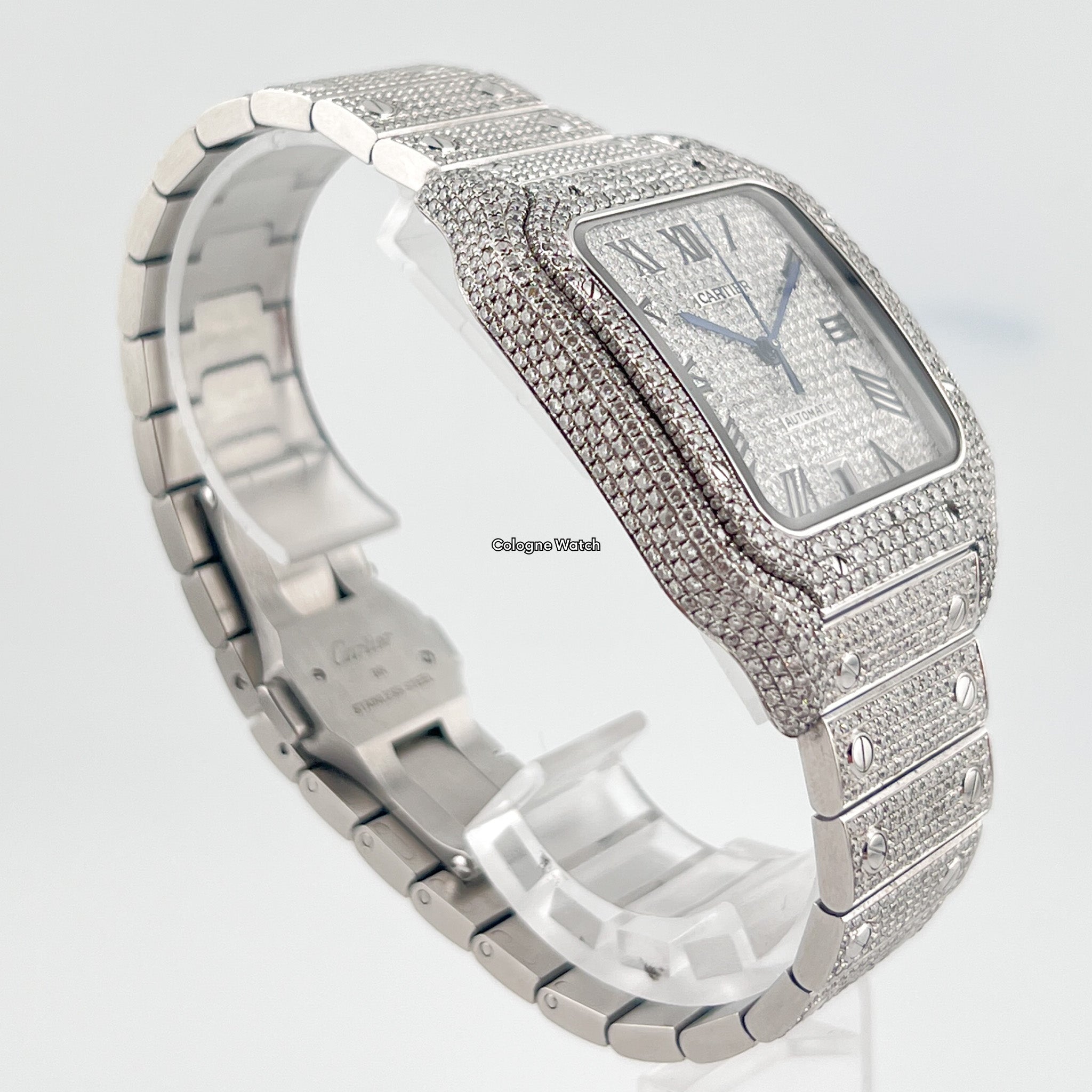 Cartier Santos Iced Out WSSA0018 - 2021