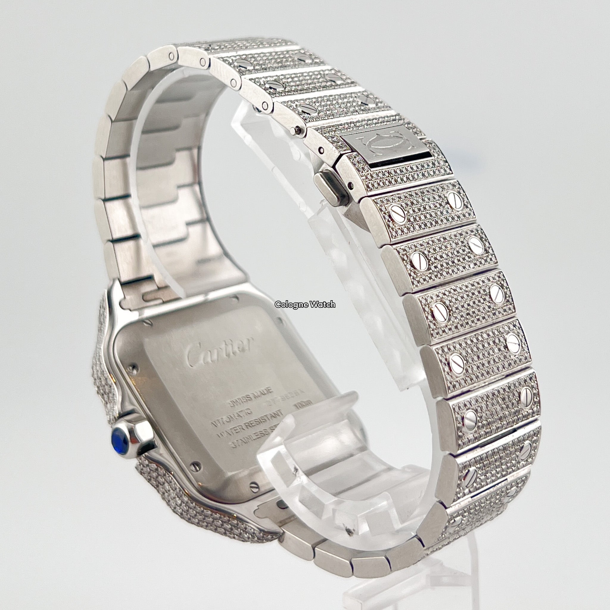 Cartier Santos Iced Out WSSA0018 - 2021