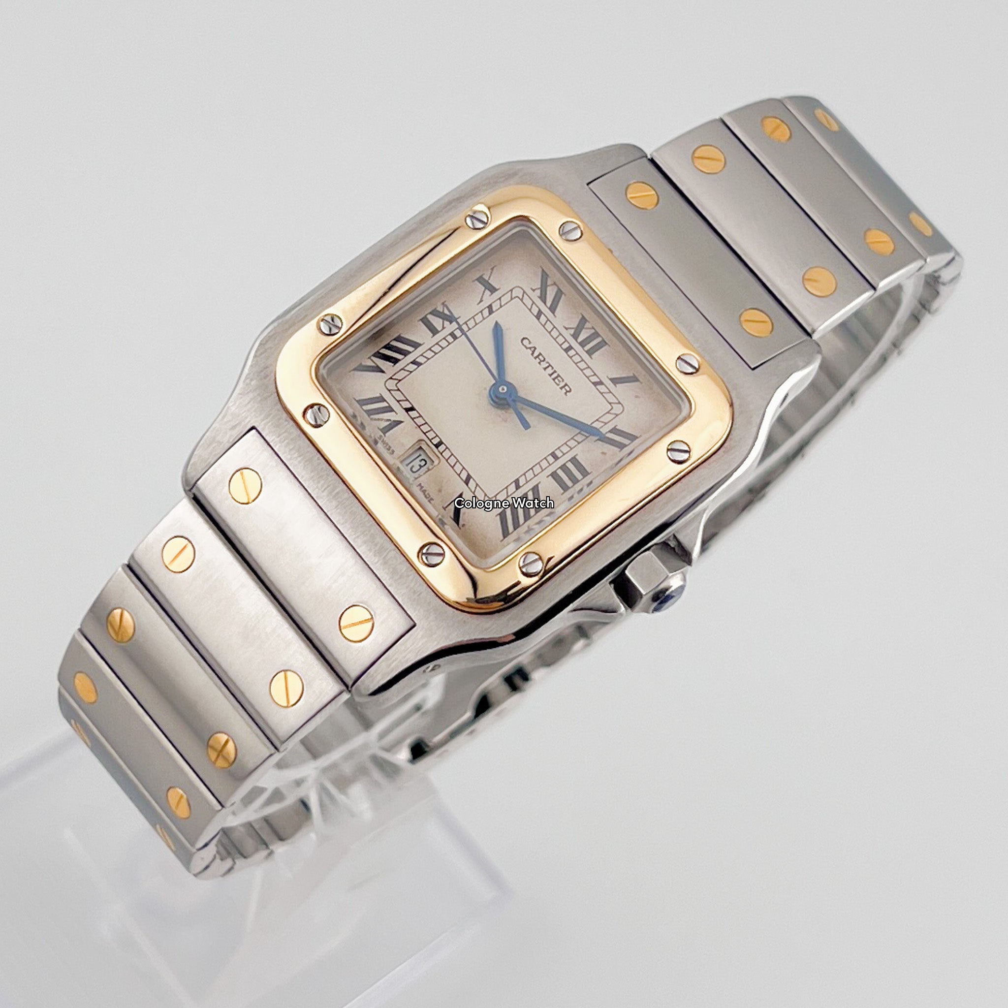 Cartier Santos Galbée Stahl/Gold - 187901