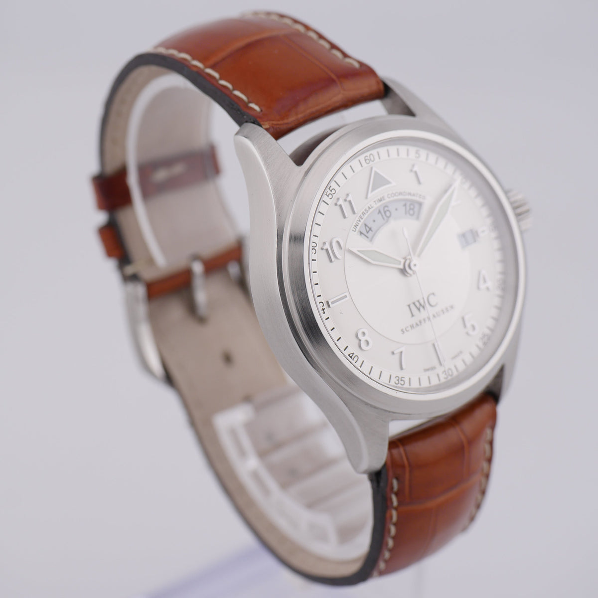 IWC Fliegeruhr Spitfire UTC Stahl IW325107