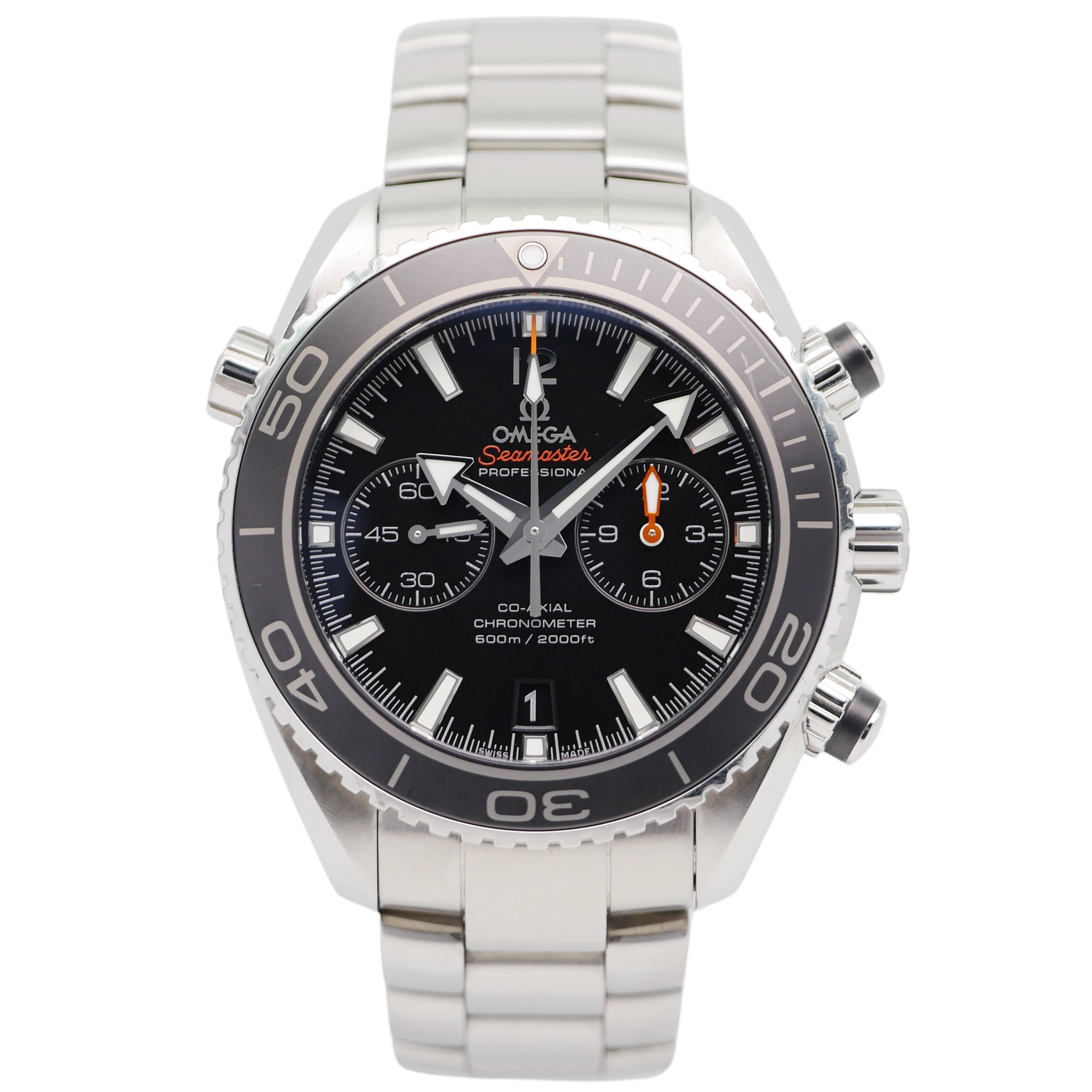 Omega Seamaster Planet Ocean Chronograph Stahl 232.30.46.51.01.001- 2013