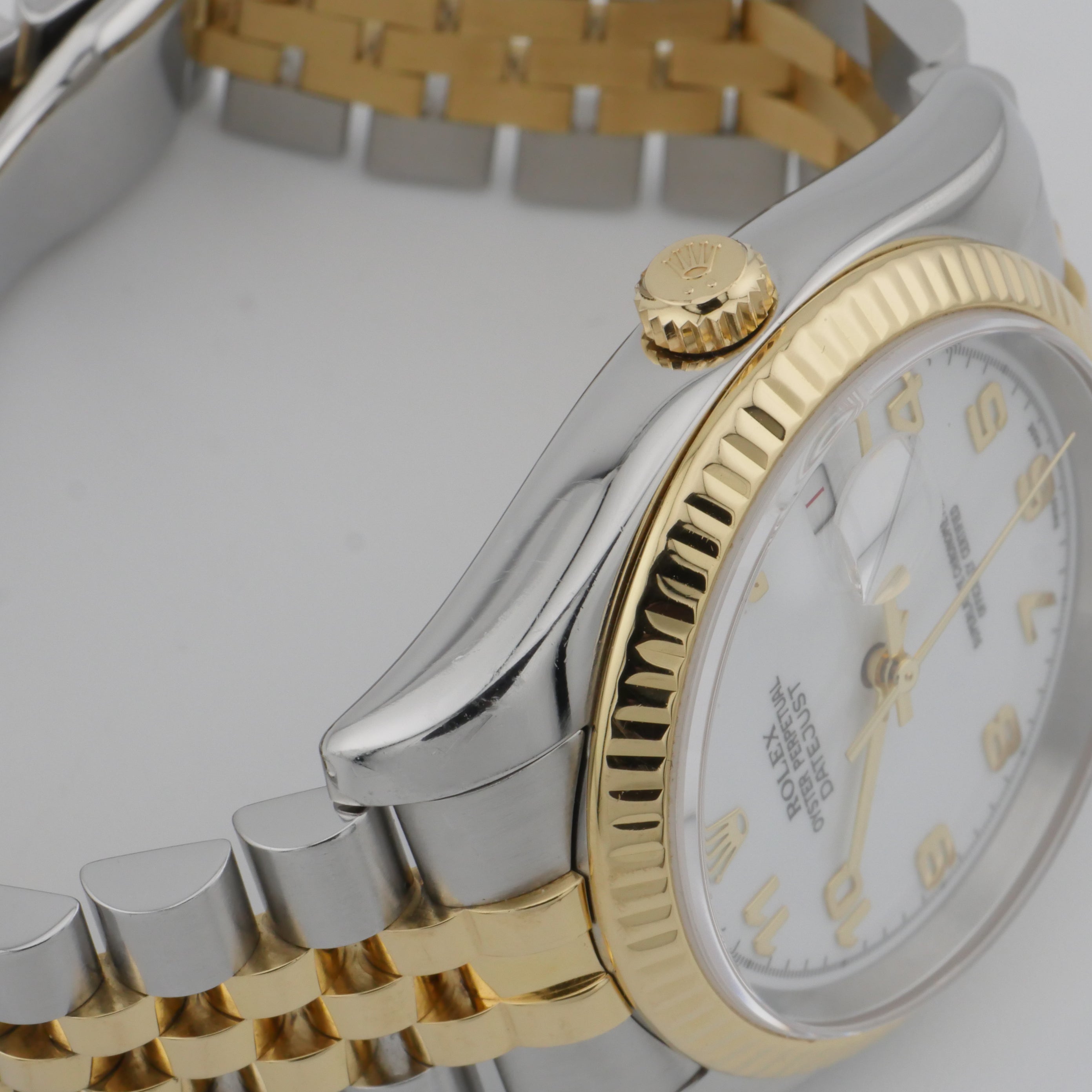 Rolex Datejust 36mm Stahl / Gelbgold 116233 - 2004 "Rolex Service-Card 12/2022"