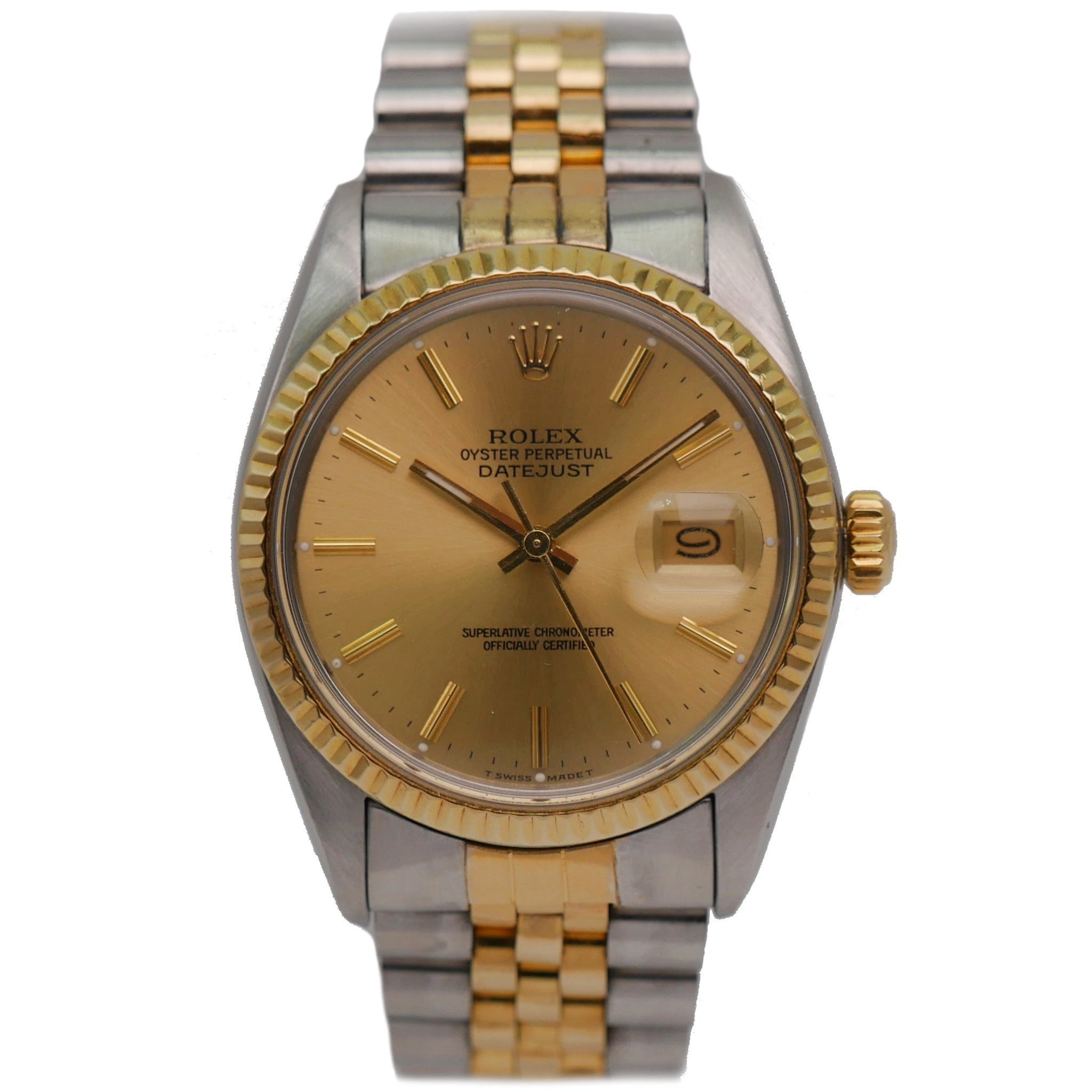 Rolex Datejust 36 Stahl/Gelbgold 16013