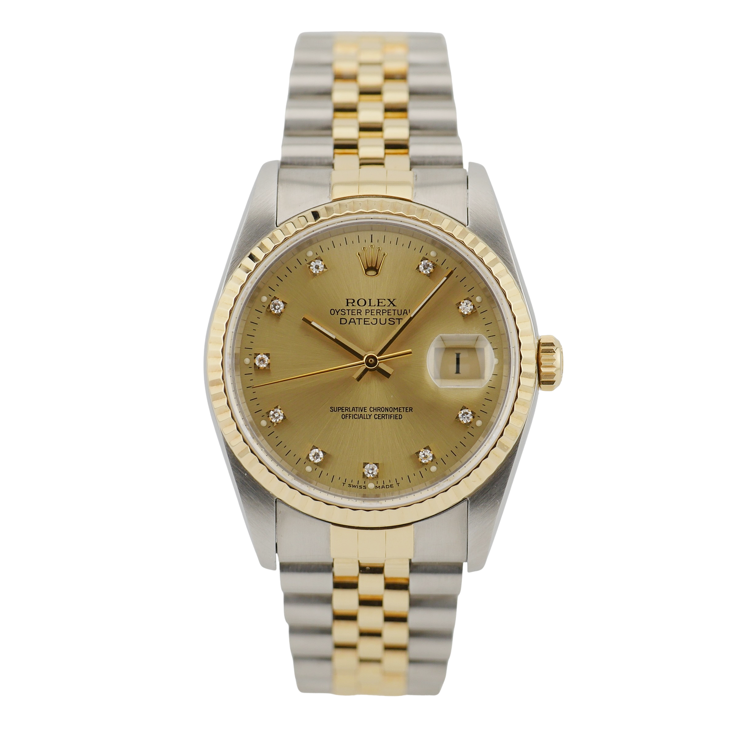 Rolex-Datejust 36mm Stahl / Gelbgold 16233 - 1989