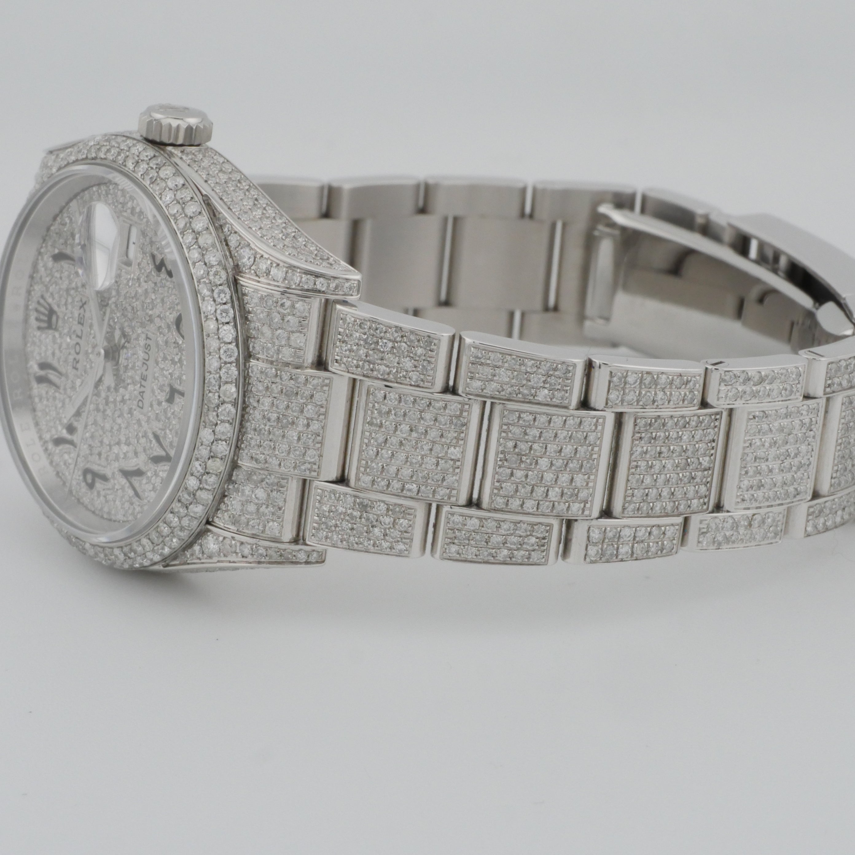 Rolex Datejust 36 Stahl / Iced Out 126200 - 2024