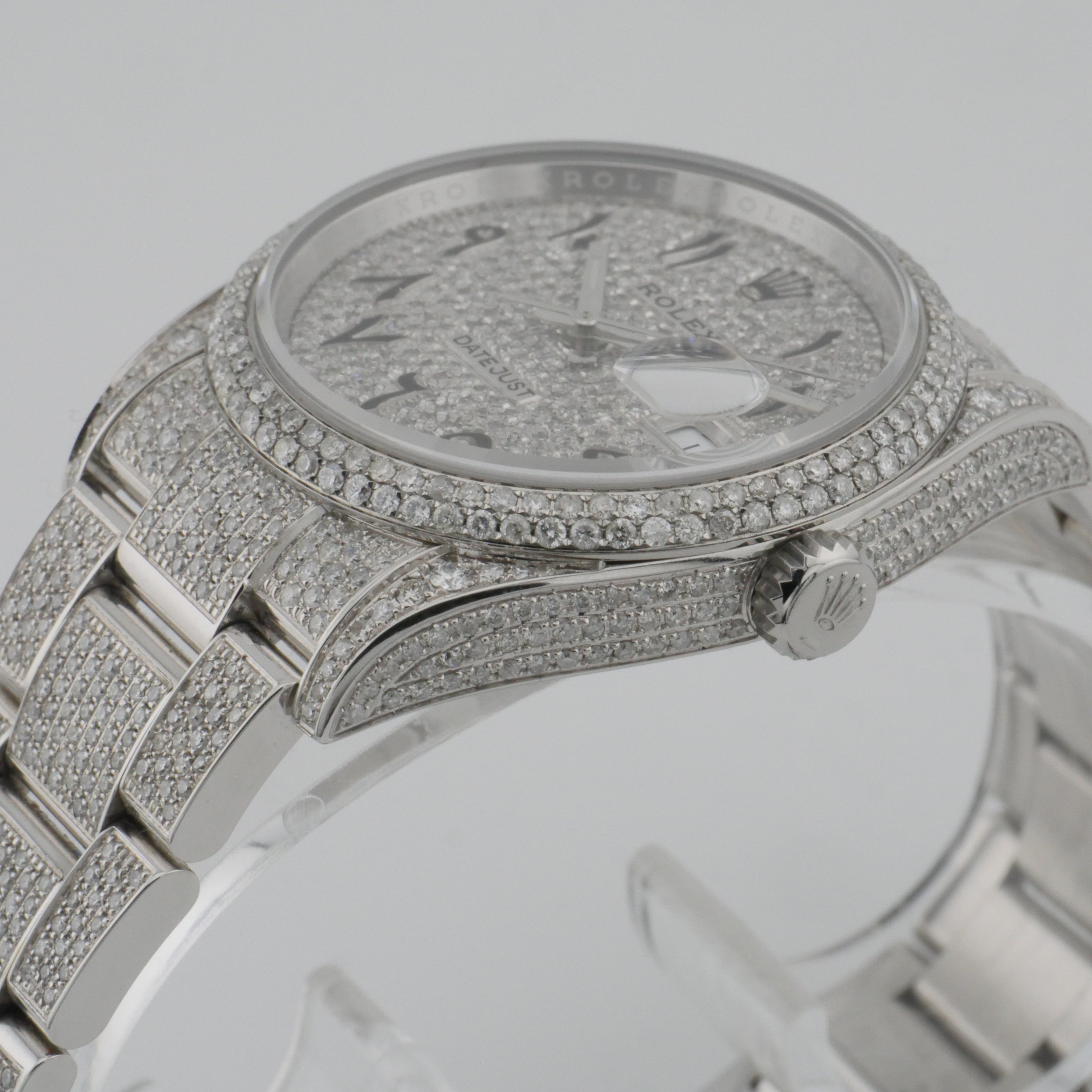 Rolex Datejust 36 Stahl / Iced Out 126200 - 2024