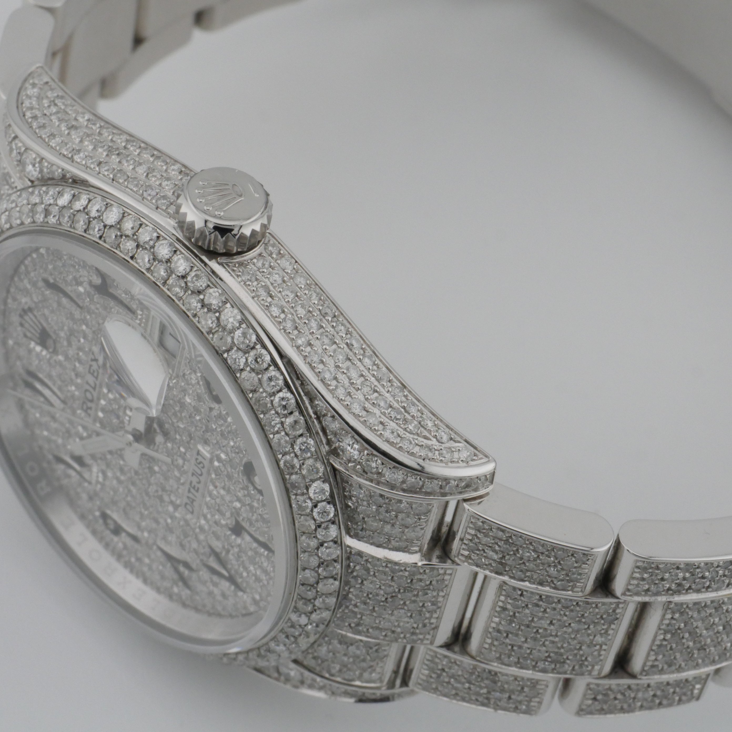 Rolex Datejust 36 Stahl / Iced Out 126200 - 2024