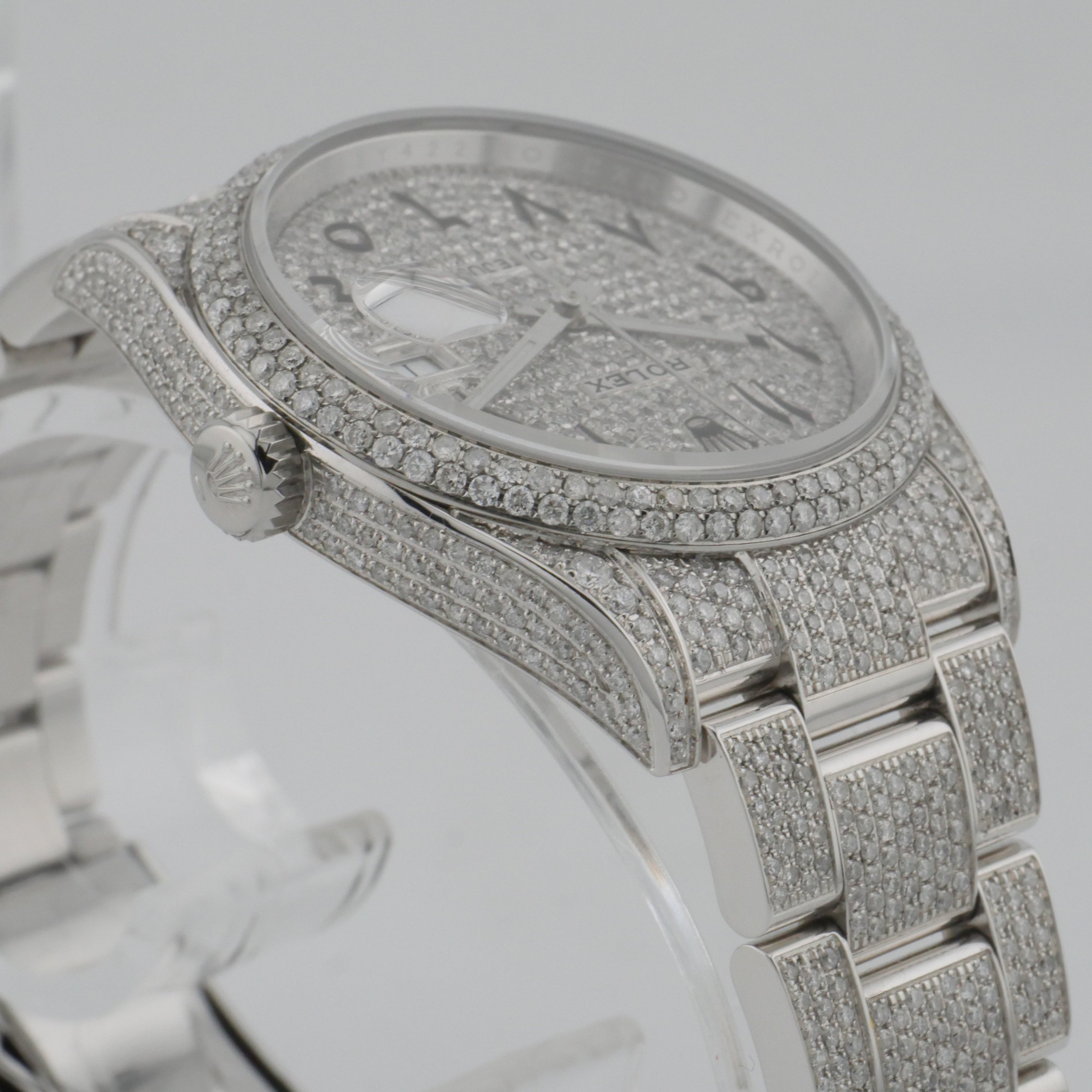 Rolex Datejust 36 Stahl / Iced Out 126200 - 2024