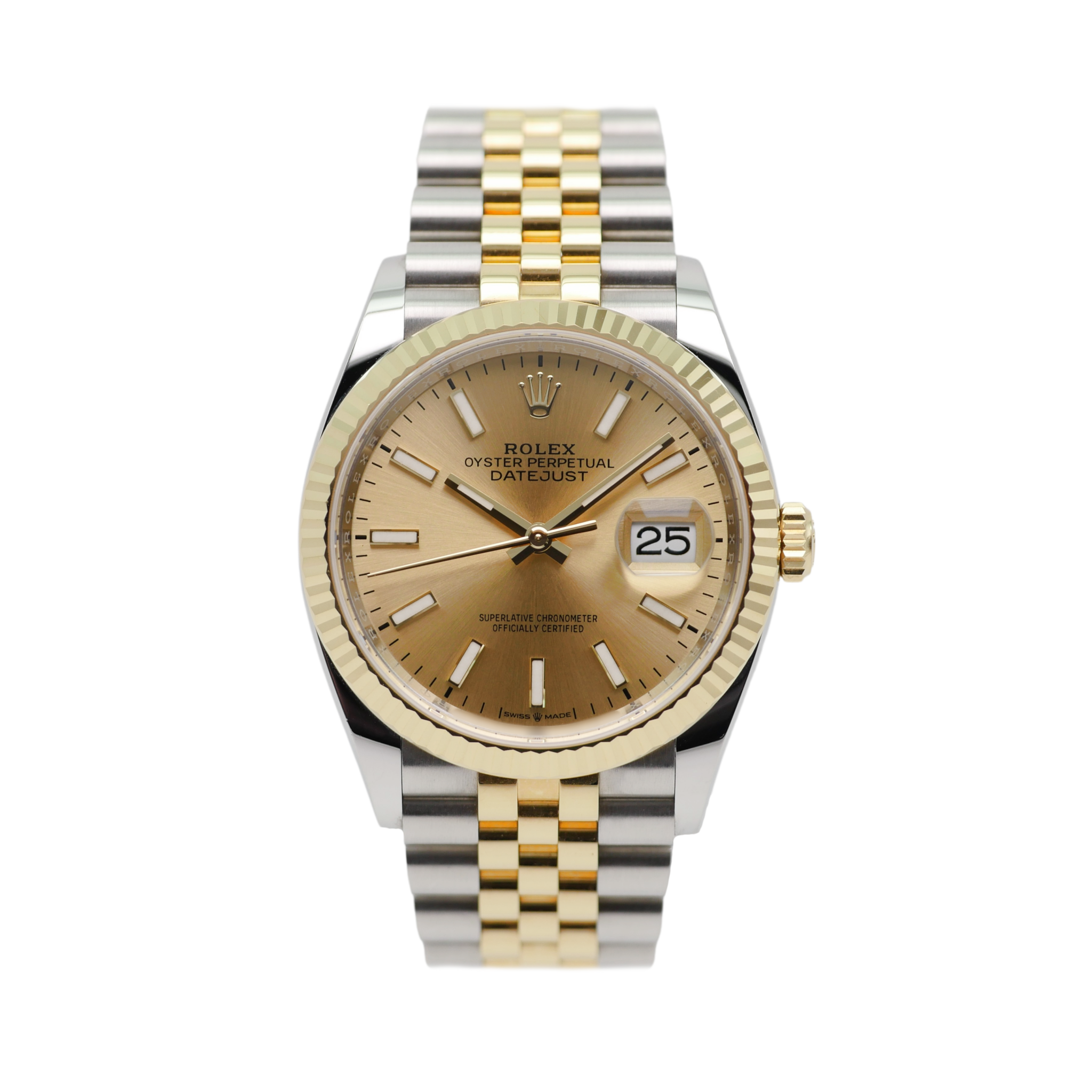 Rolex Datejust 36 Stahl / Gelbgold 126233 - 2022
