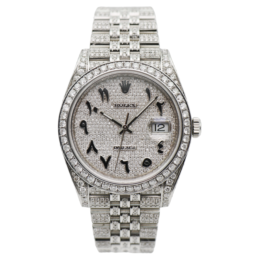 Rolex Datejust 41 Iced Out Stahl 126300 - 2024