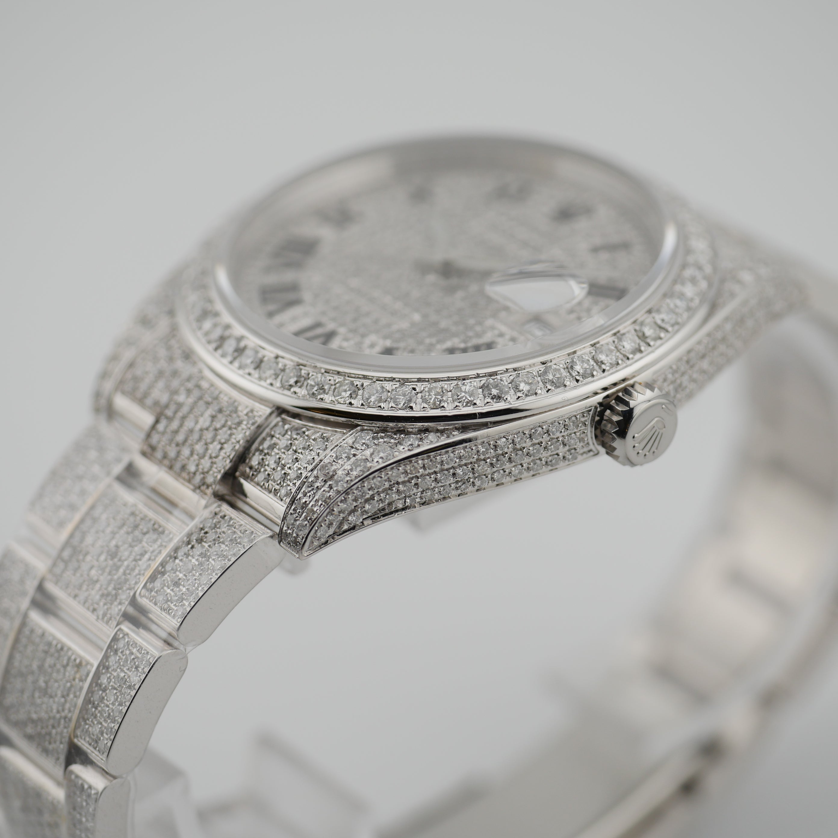 Rolex Datejust 41 Stahl Iced Out 126300 - 2025