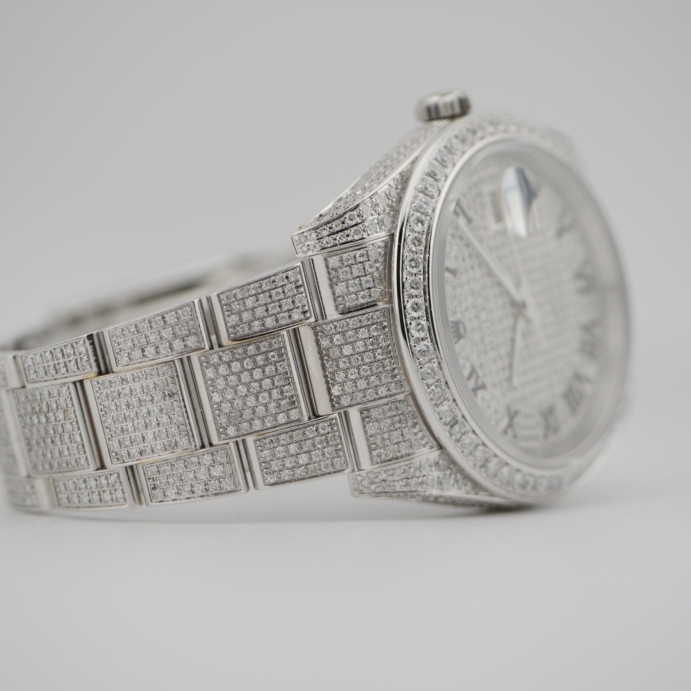 Rolex Datejust 41 Stahl Iced Out 126300 - 2025