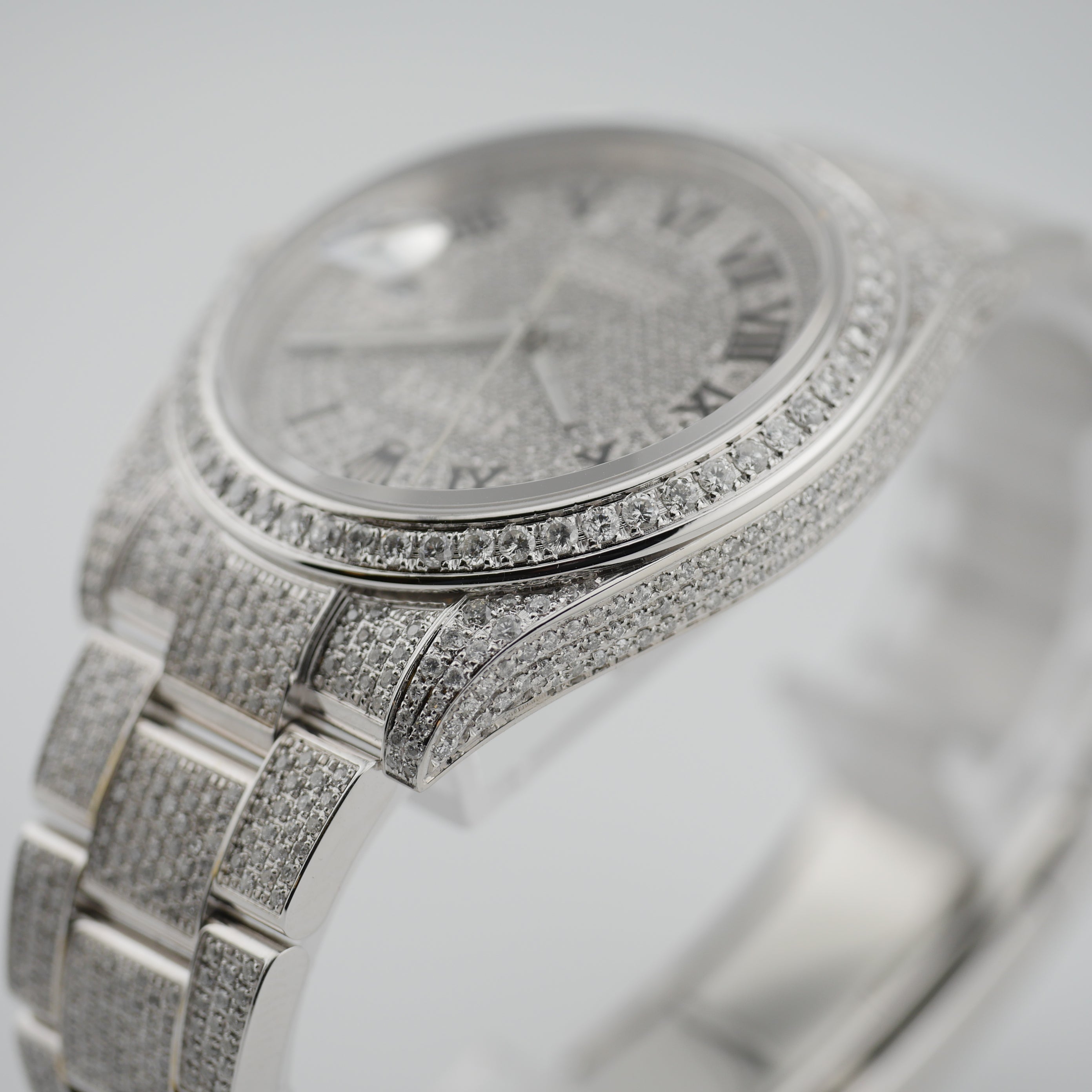Rolex Datejust 41 Stahl Iced Out 126300 - 2025