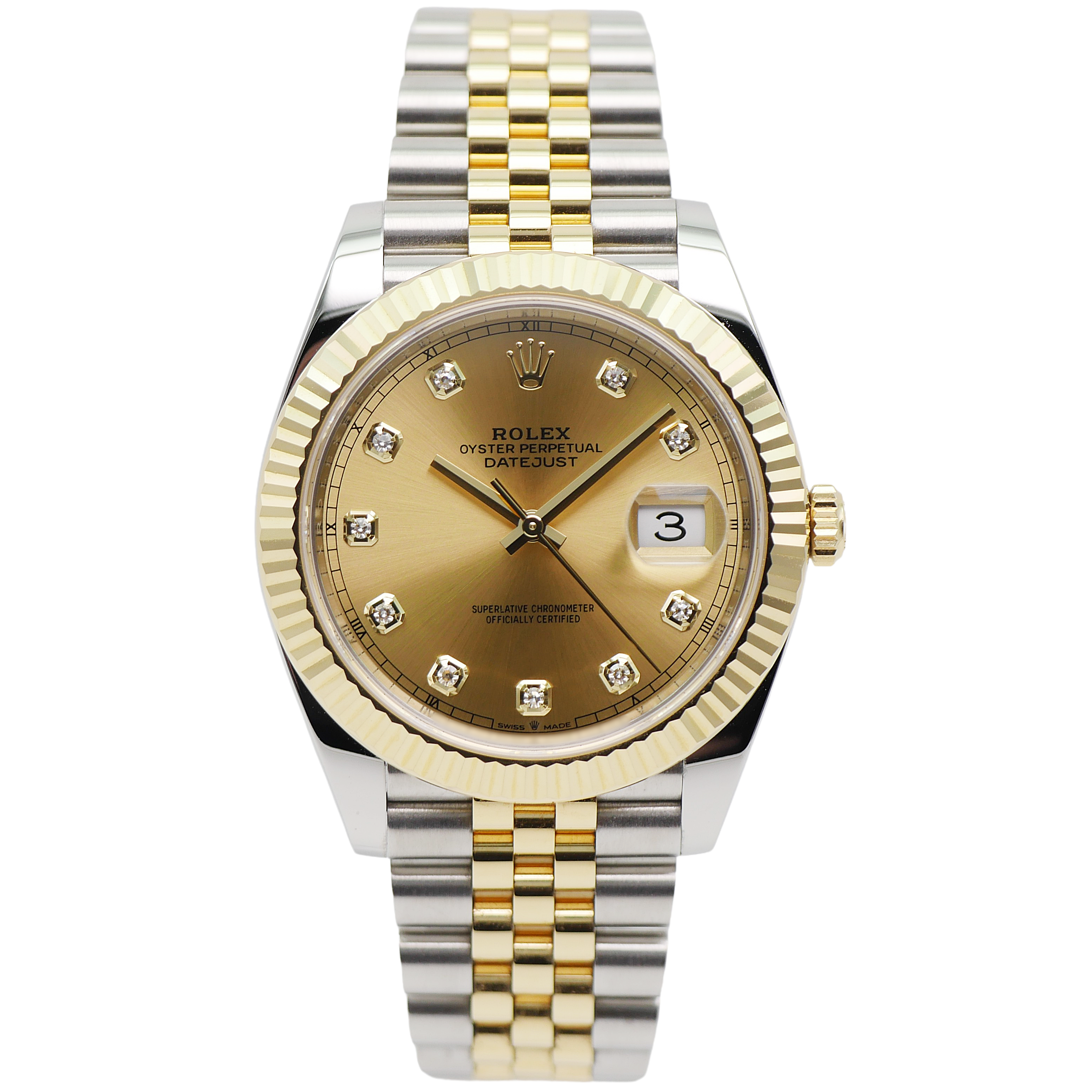 Rolex Datejust 41 Stahl / Gelbgold 126333