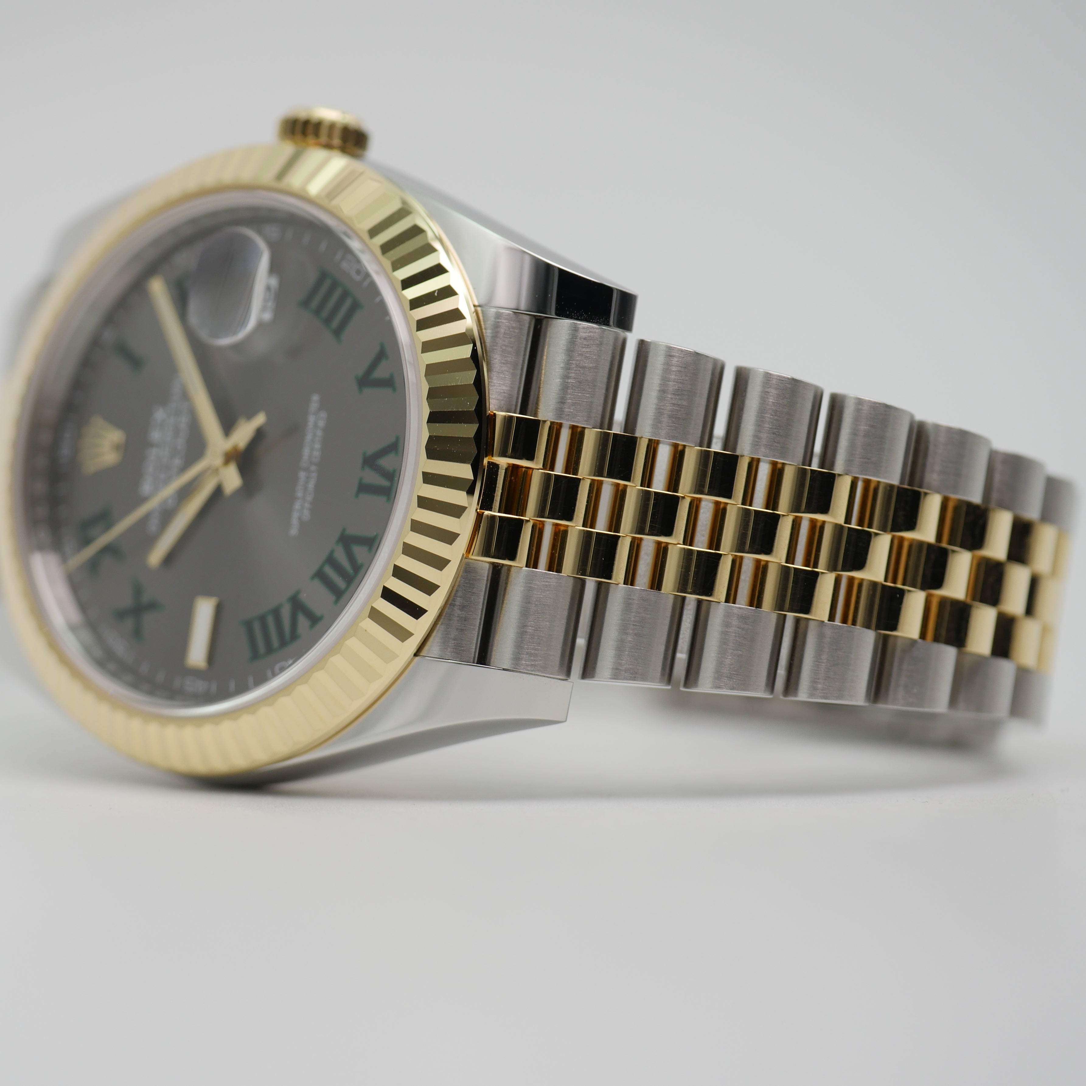 Rolex Datejust 41 Stahl / Gelbgold 126333 "Wimbledon" - 2020