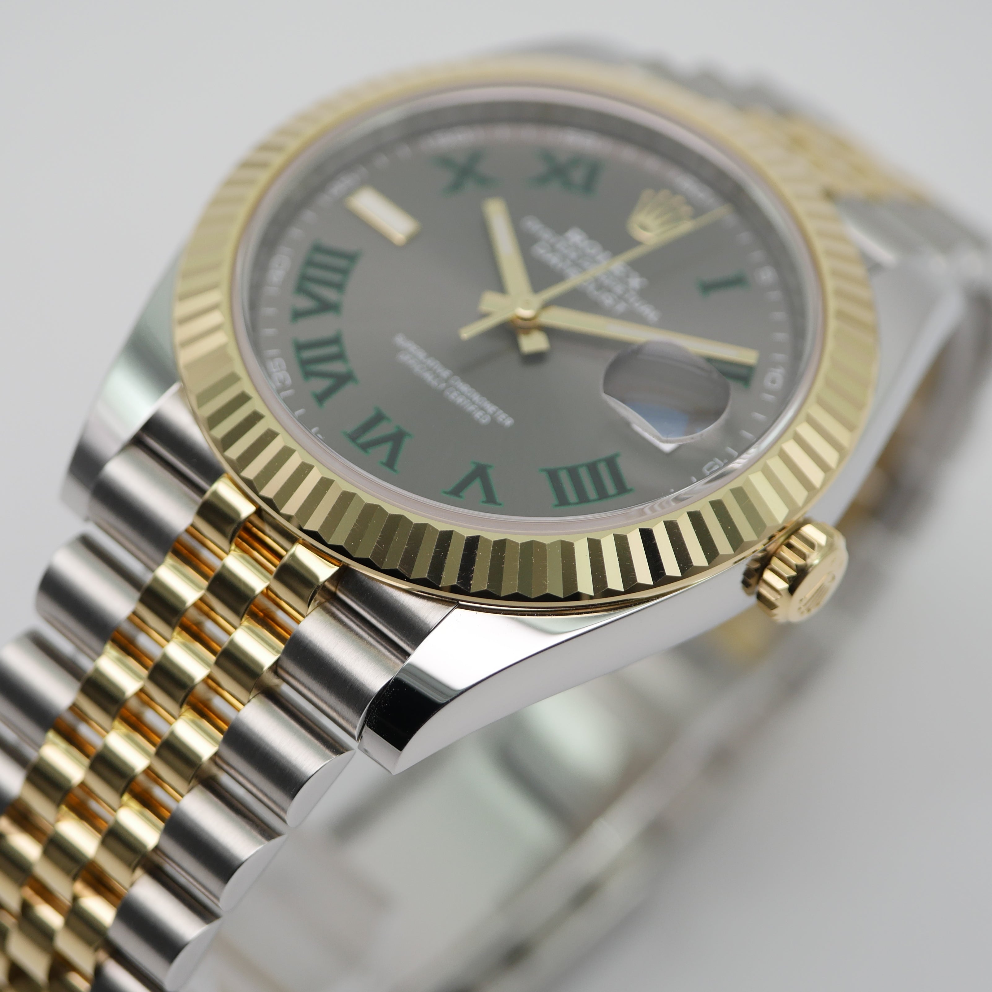 Rolex Datejust 41 Stahl / Gelbgold 126333 "Wimbledon" - 2020