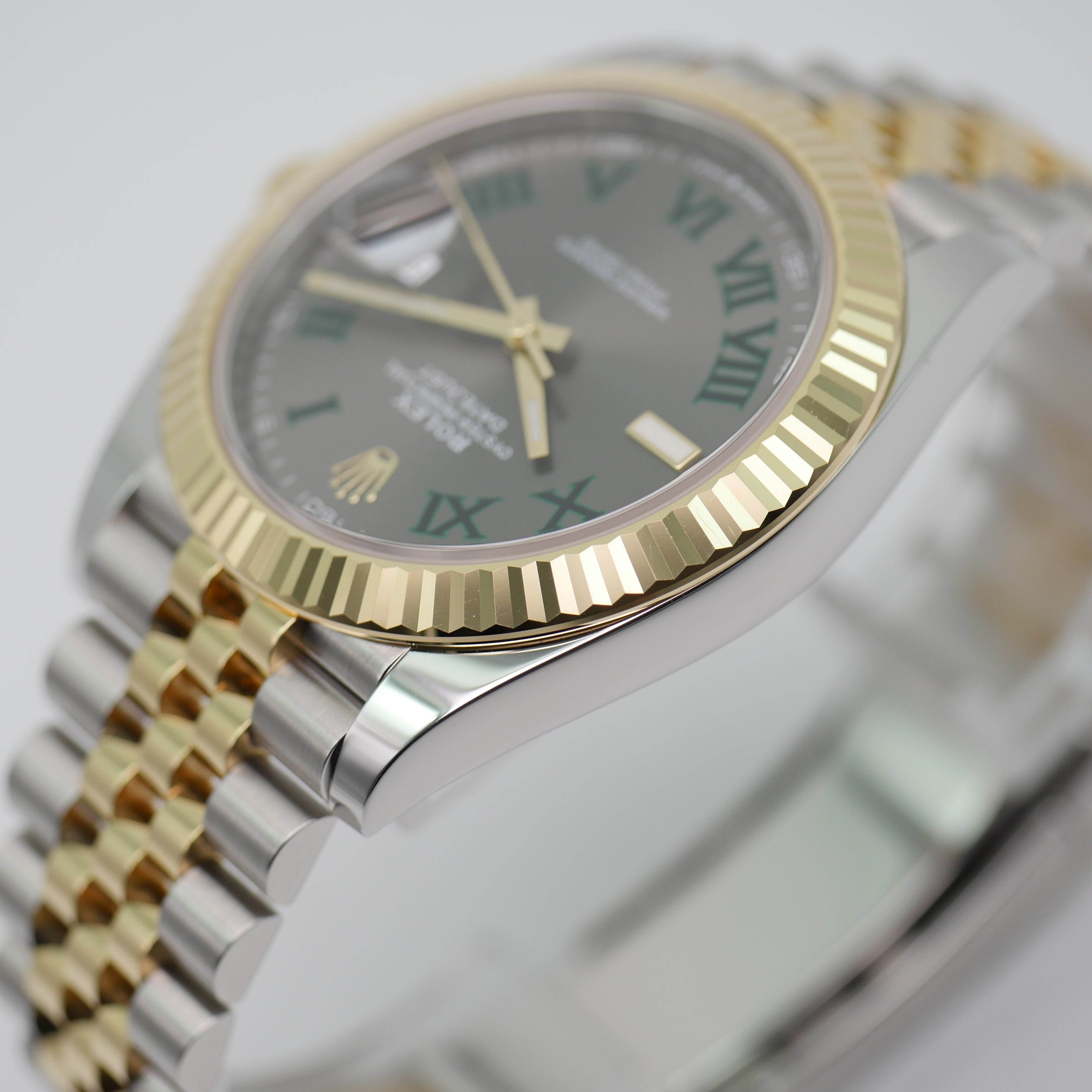Rolex Datejust 41 Stahl / Gelbgold 126333 "Wimbledon" - 2020