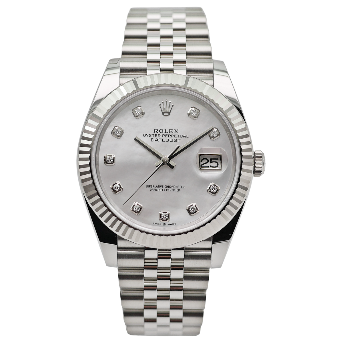 Rolex Datejust 41 Stahl 126334 - 2017 MOP Dial