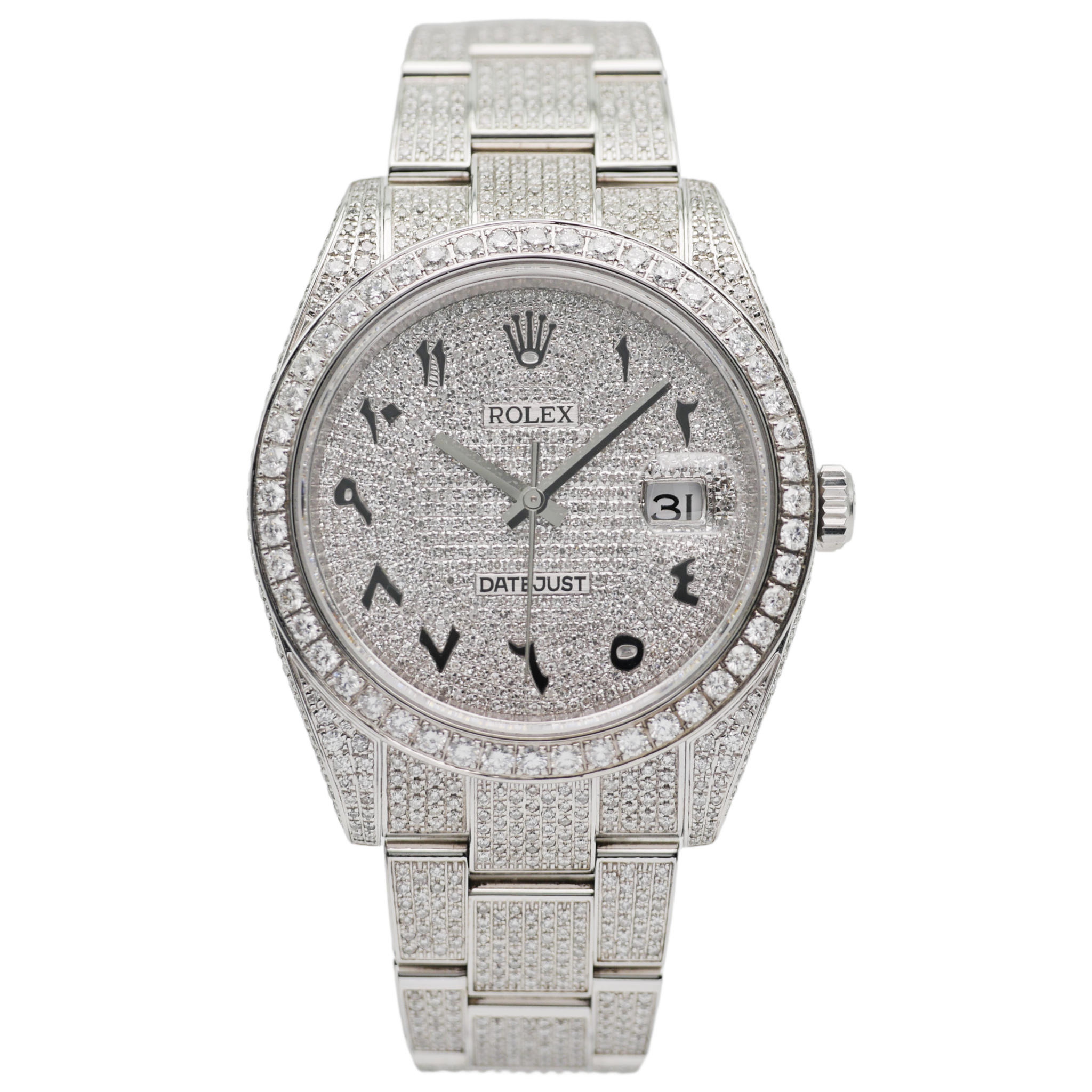 Rolex Datejust 41 Stahl / Iced Out 126300 - 2024