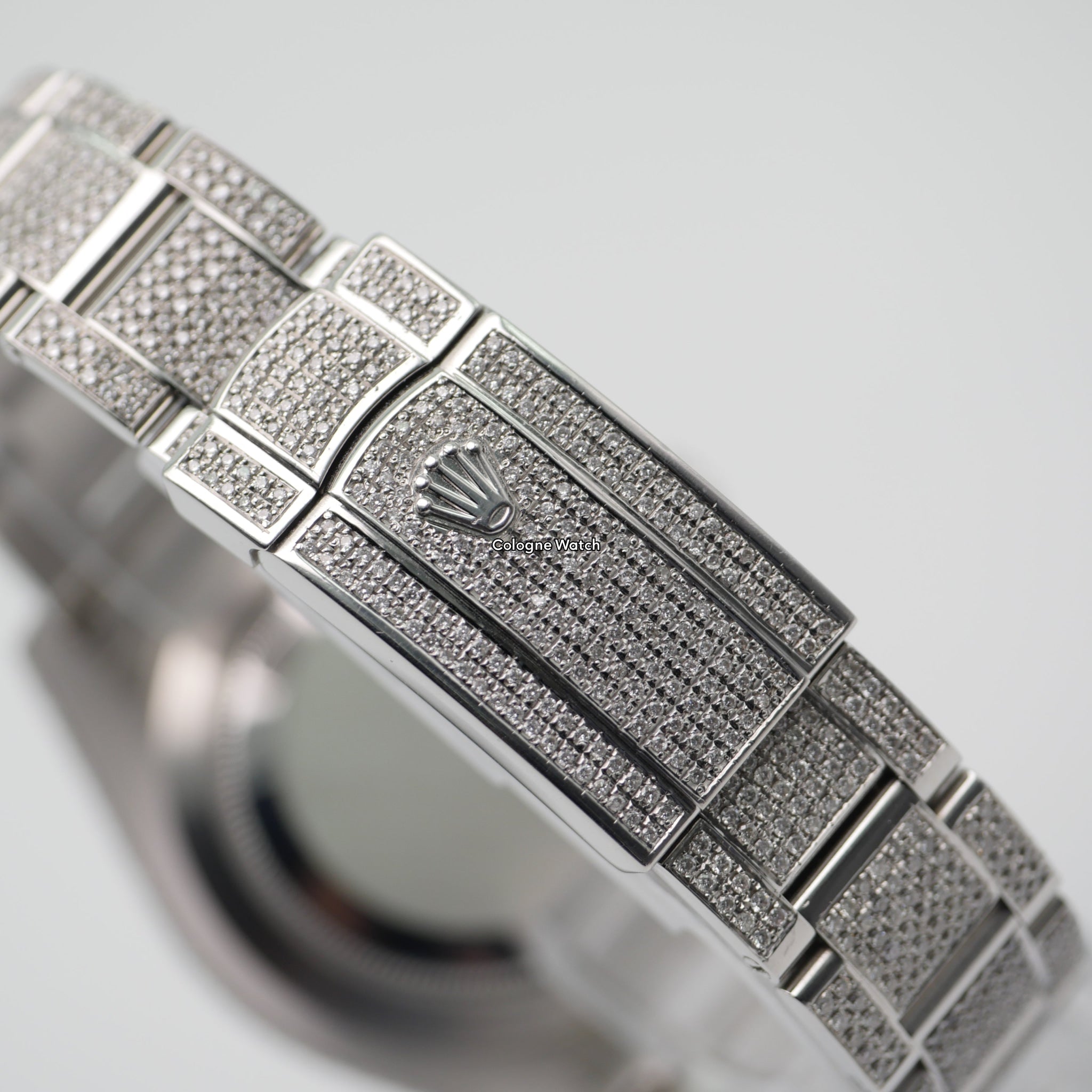 Rolex Datejust II Iced Out Stahl 116300