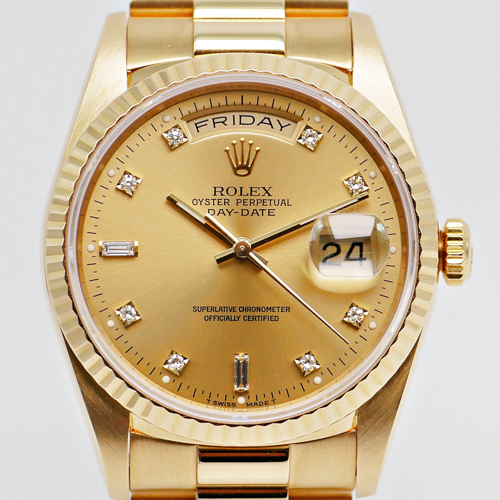 Rolex Day-Date 36 Yellow Gold 18238 - 1990