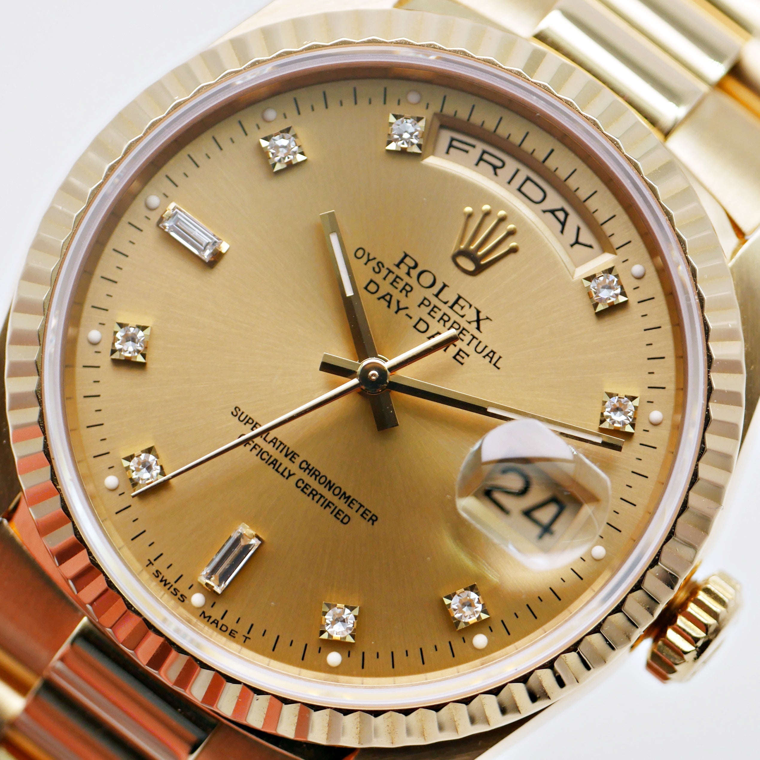 Rolex Day-Date 36 Yellow Gold 18238 - 1990