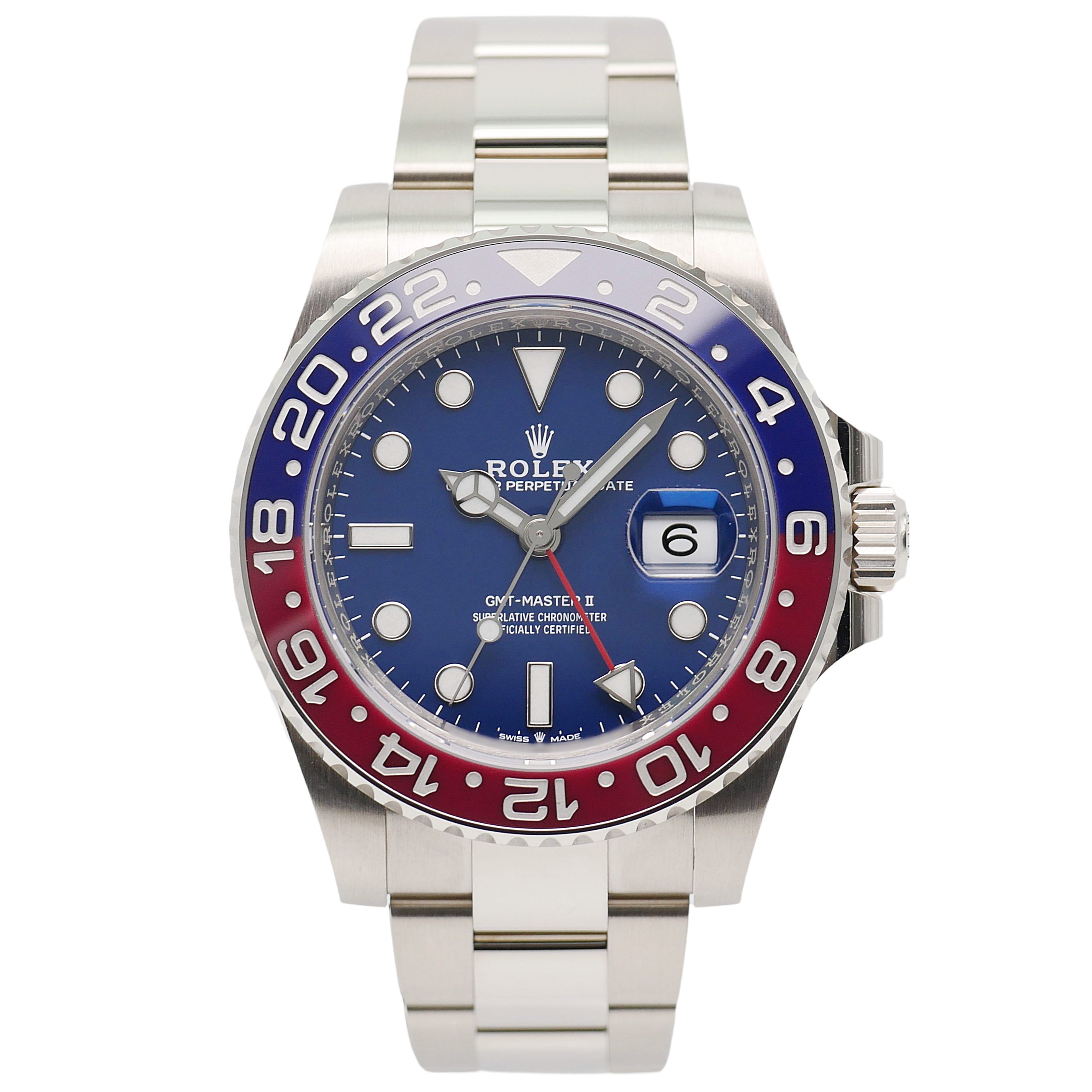 Rolex GMT-Master II White Gold 126719BLRO - 2021