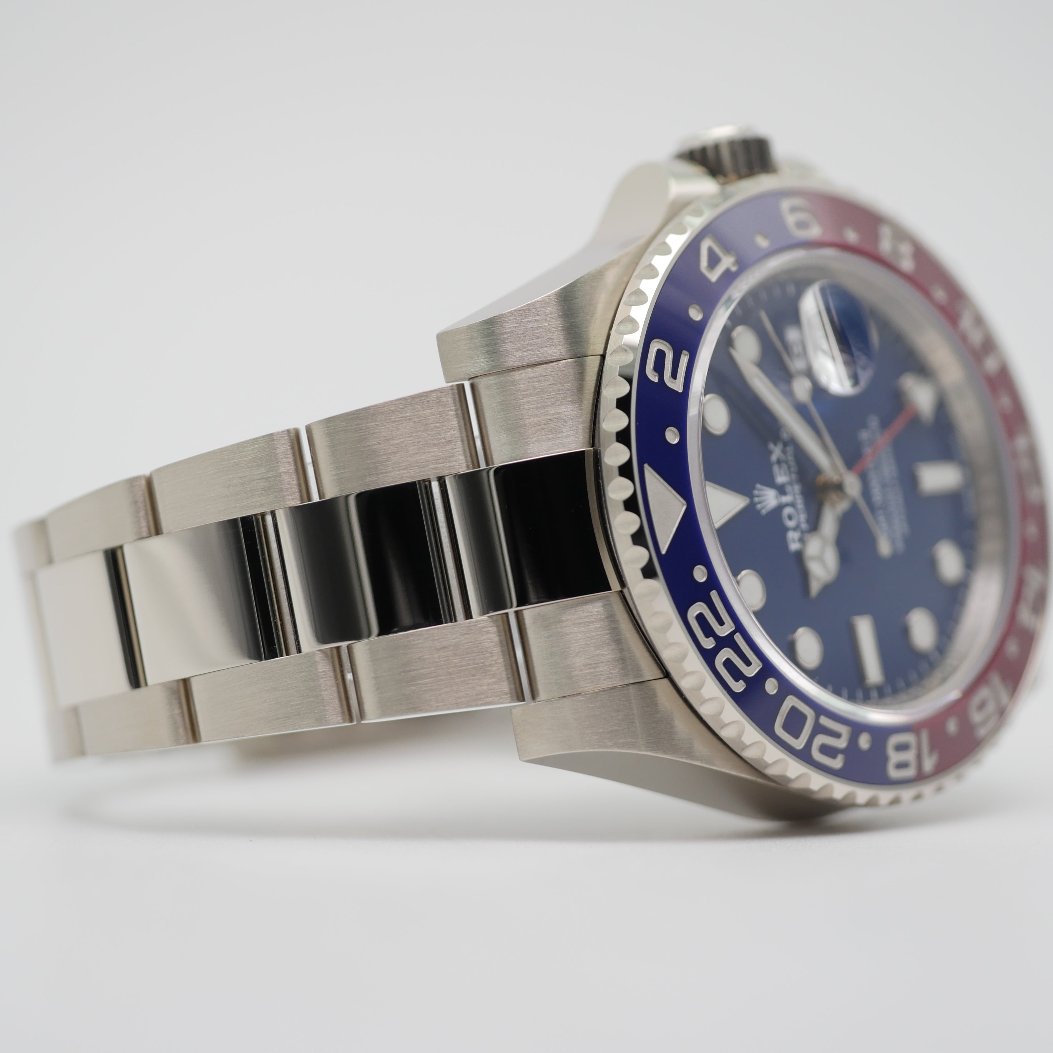 Rolex GMT-Master II White Gold 126719BLRO - 2021