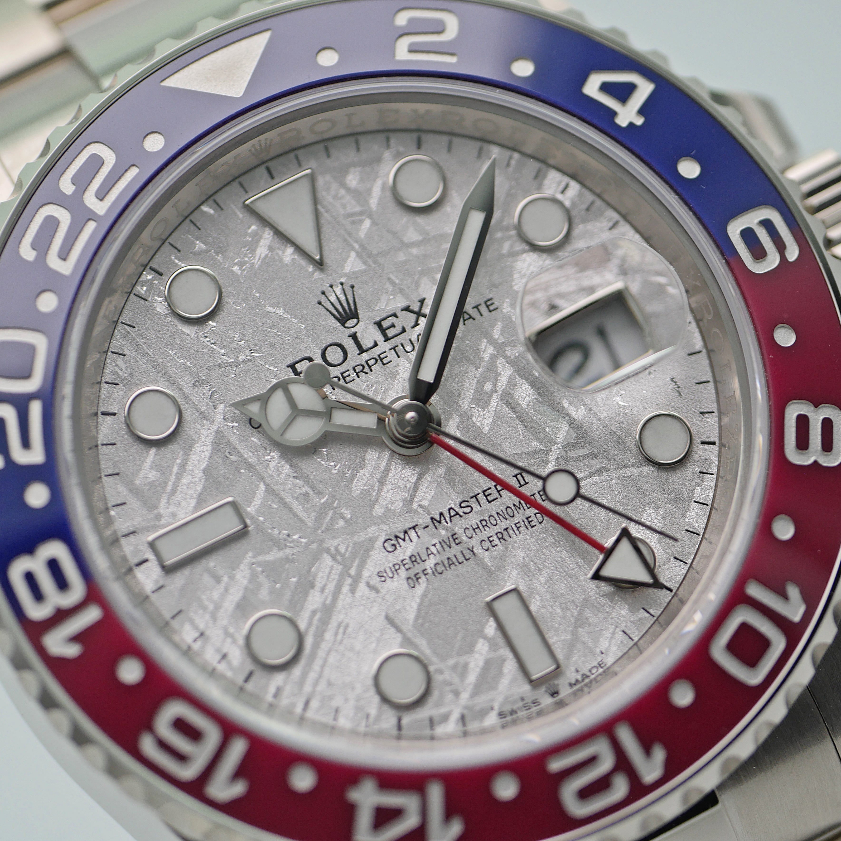 Rolex GMT-Master II "Meteorit" Weißgold 126719BLRO - 2019