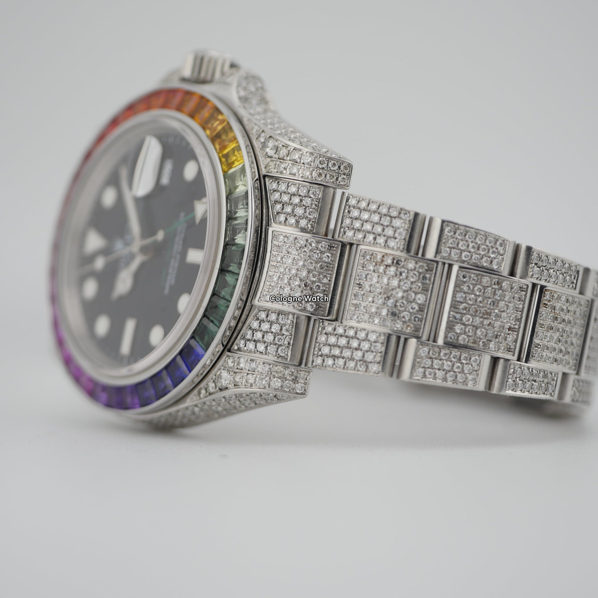 Rolex GMT-Master II Iced Out Stahl 116710LN