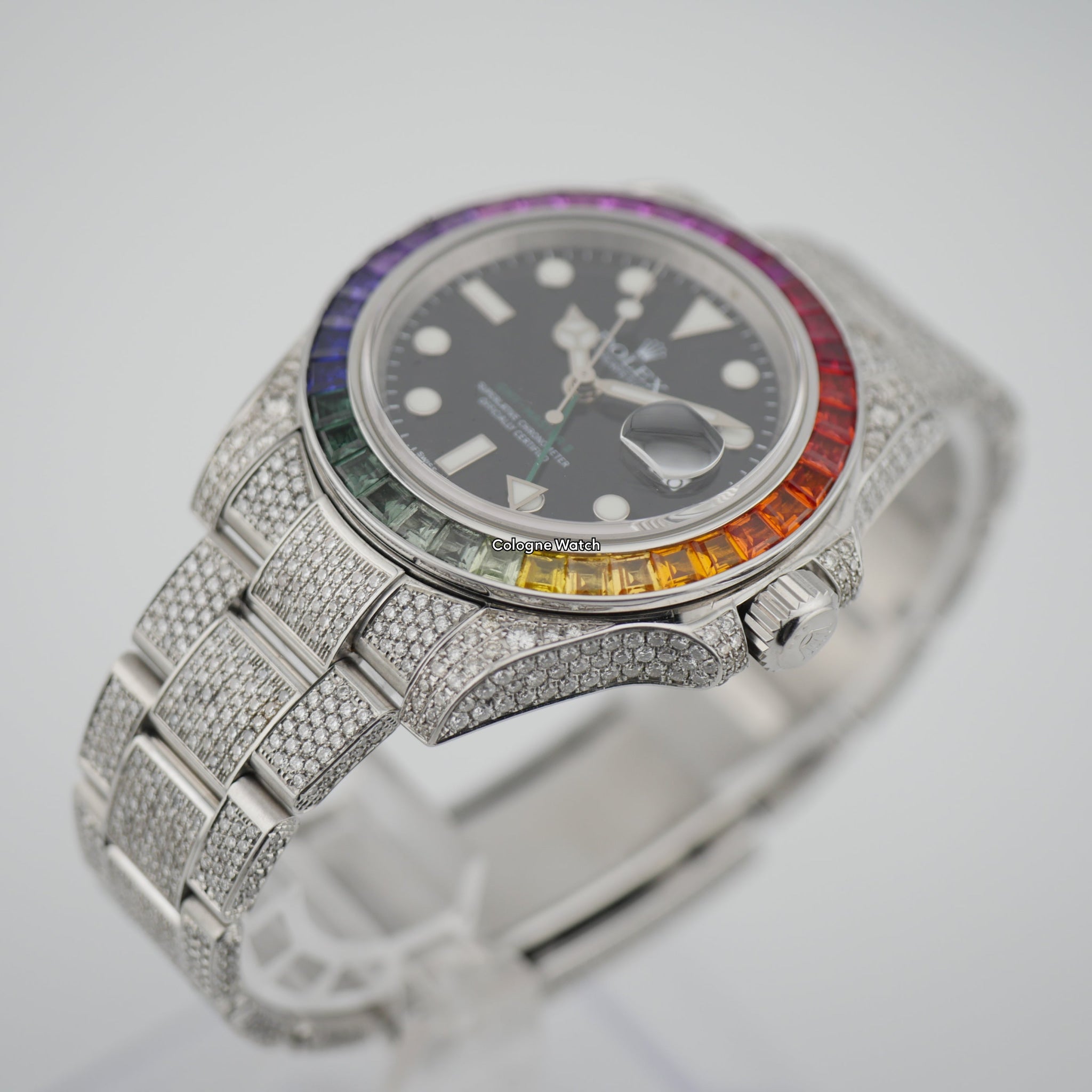 Rolex GMT-Master II Iced Out Stahl 116710LN