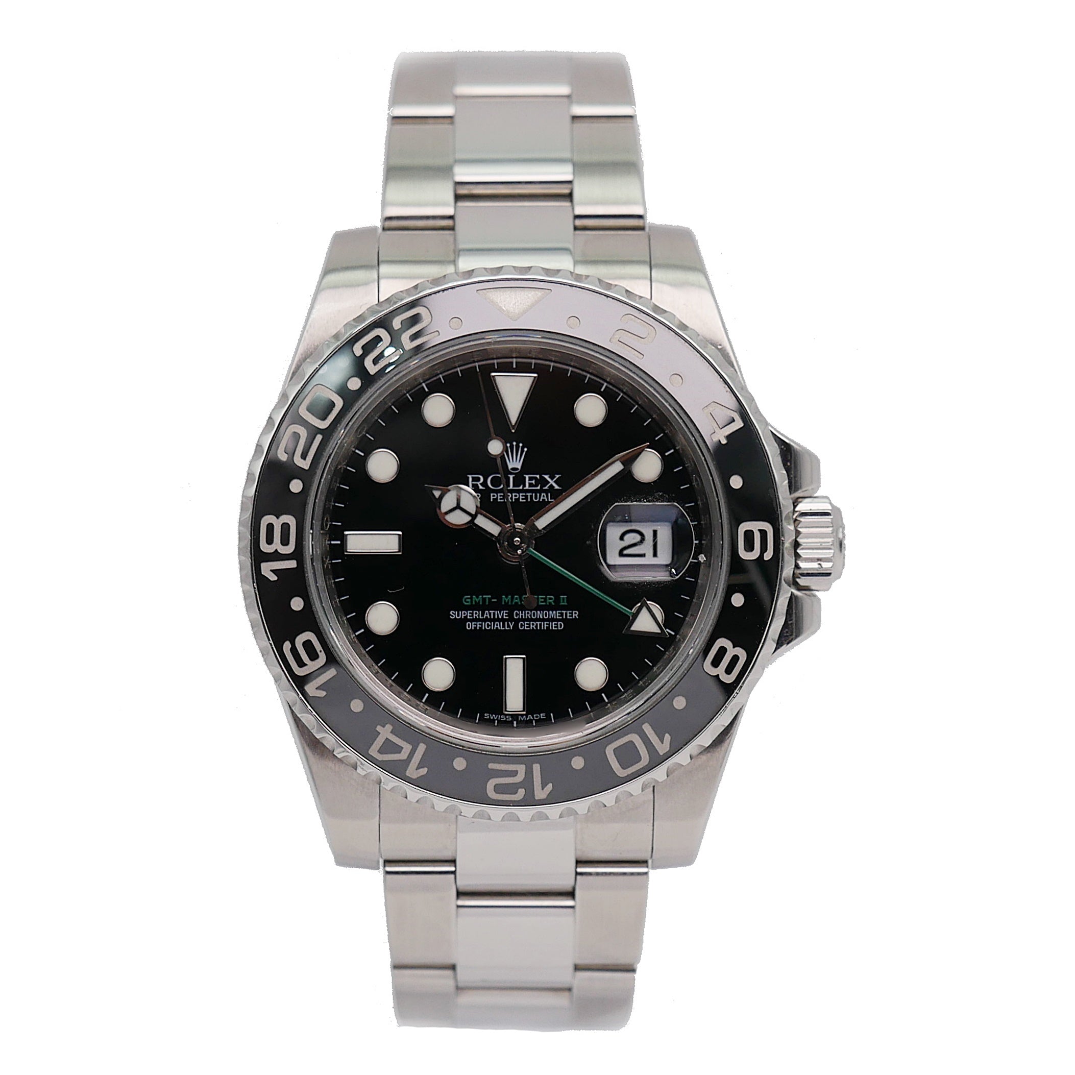 Rolex GMT Master II Stahl 116710LN - 2009