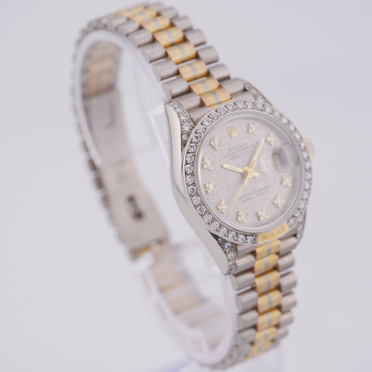 Rolex Lady-Datejust 26 Tridor Dreifarbgold 69159 - 1986 "Factory Setting"