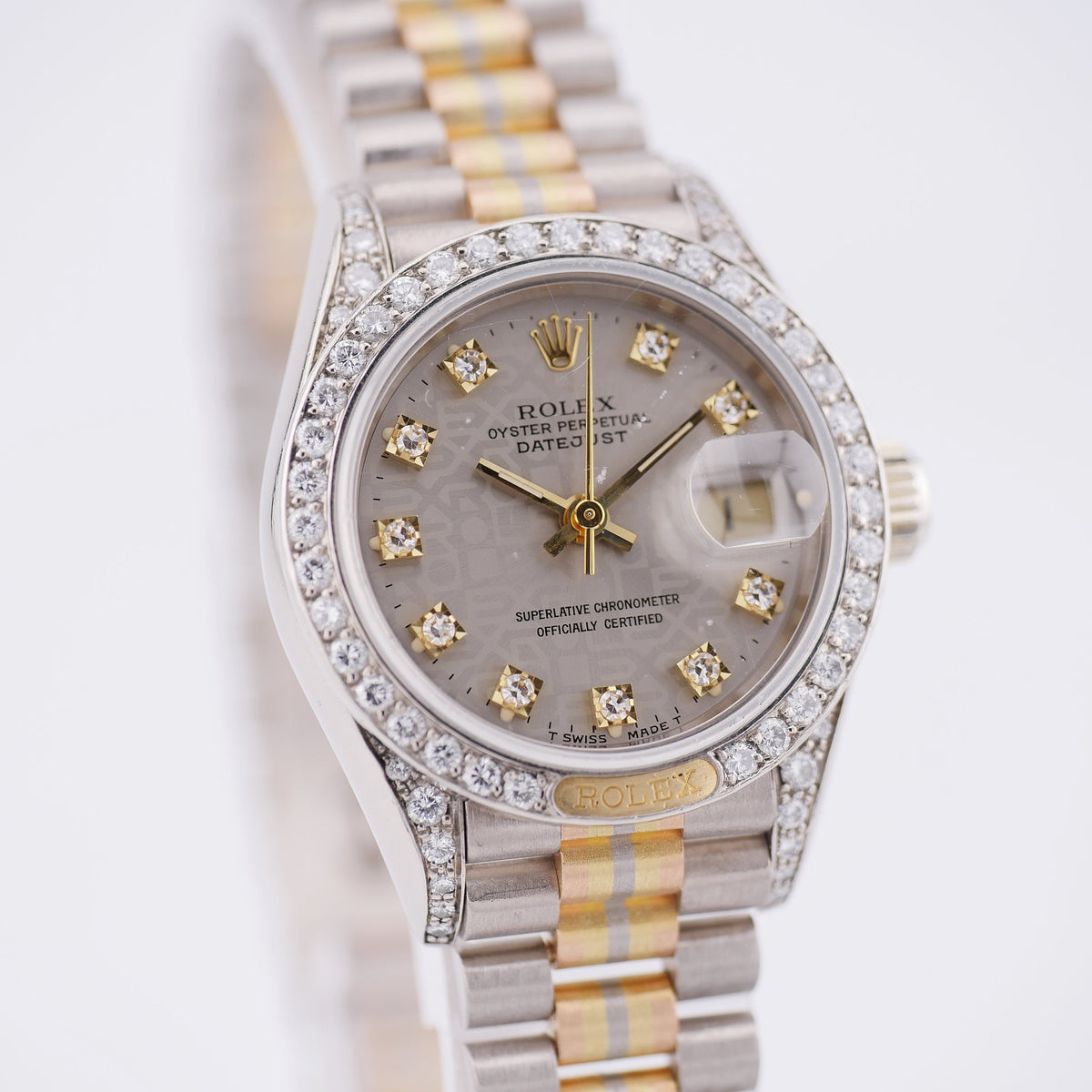 Rolex Lady-Datejust 26 Tridor Dreifarbgold 69159 - 1986 "Factory Setting"