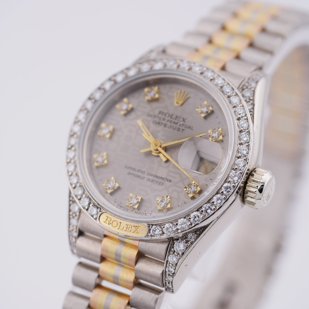 Rolex Lady-Datejust 26 Tridor Dreifarbgold 69159 - 1986 "Factory Setting"
