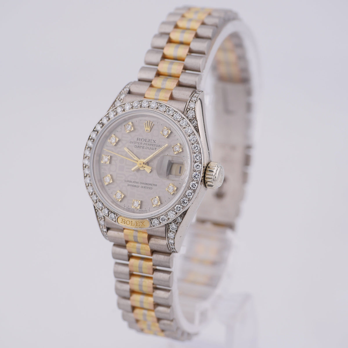 Rolex Lady-Datejust 26 Tridor Dreifarbgold 69159 - 1986 "Factory Setting"