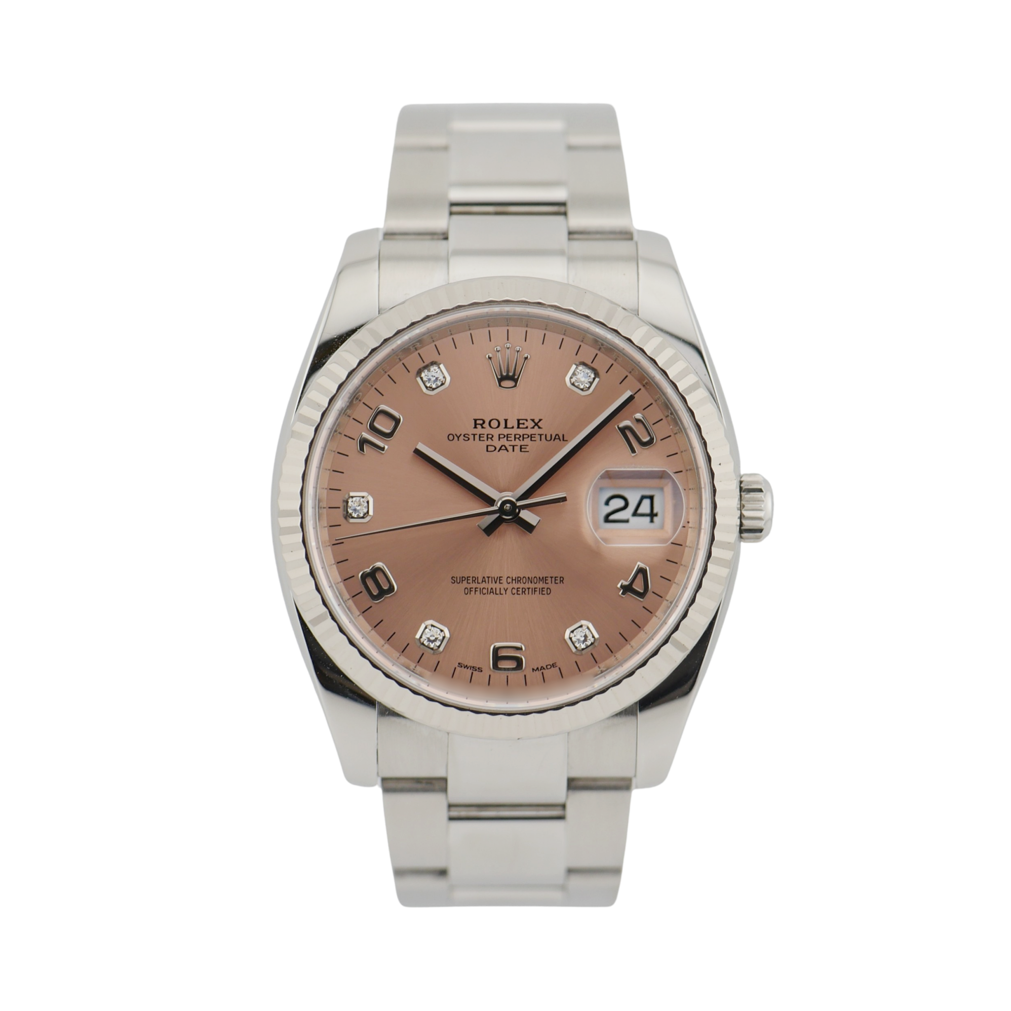 Rolex Oyster Perpetual Date 34mm Stahl 115234 - 2021