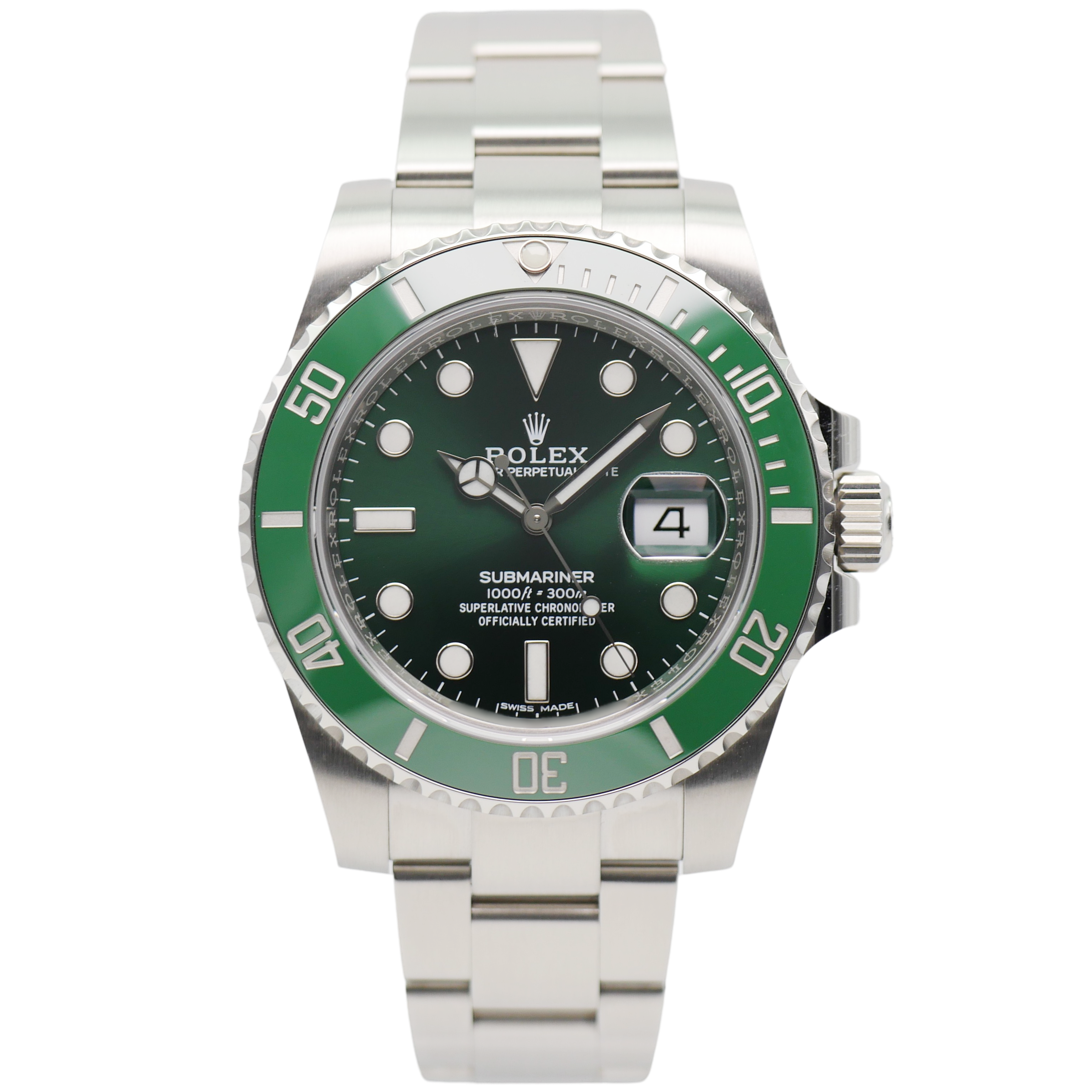 Rolex Submariner Date Stahl 116610LV ''Hulk'' - 2019