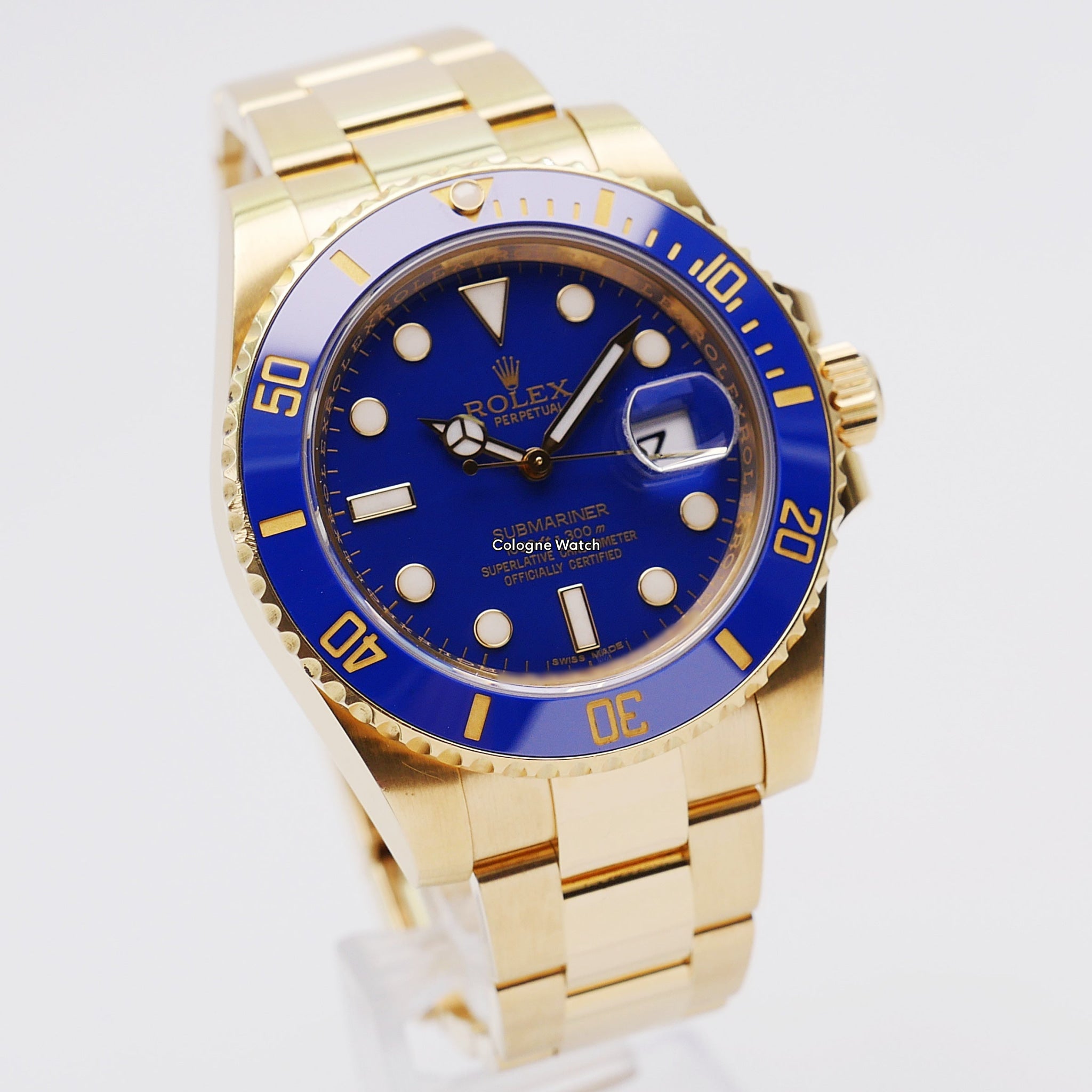 Rolex Submariner Gelbgold 116618LB 2012