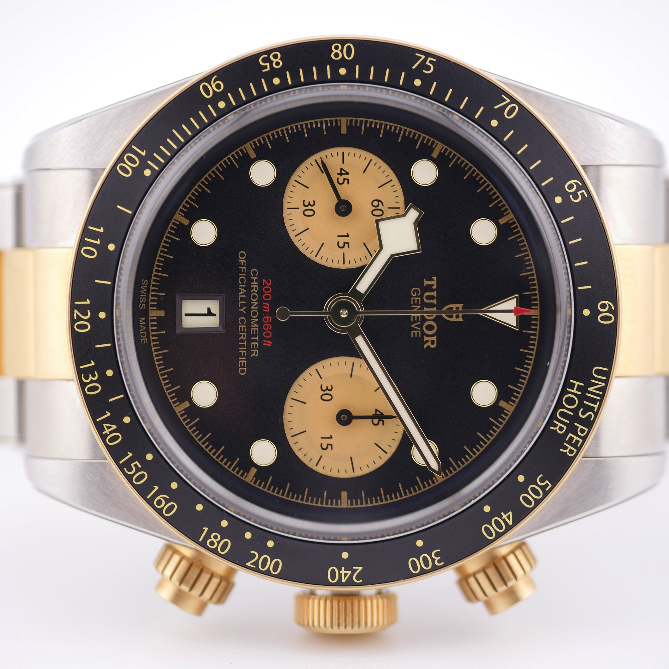 Tudor Black Bay Chronograph Stahl / Gold 79363N - 2022