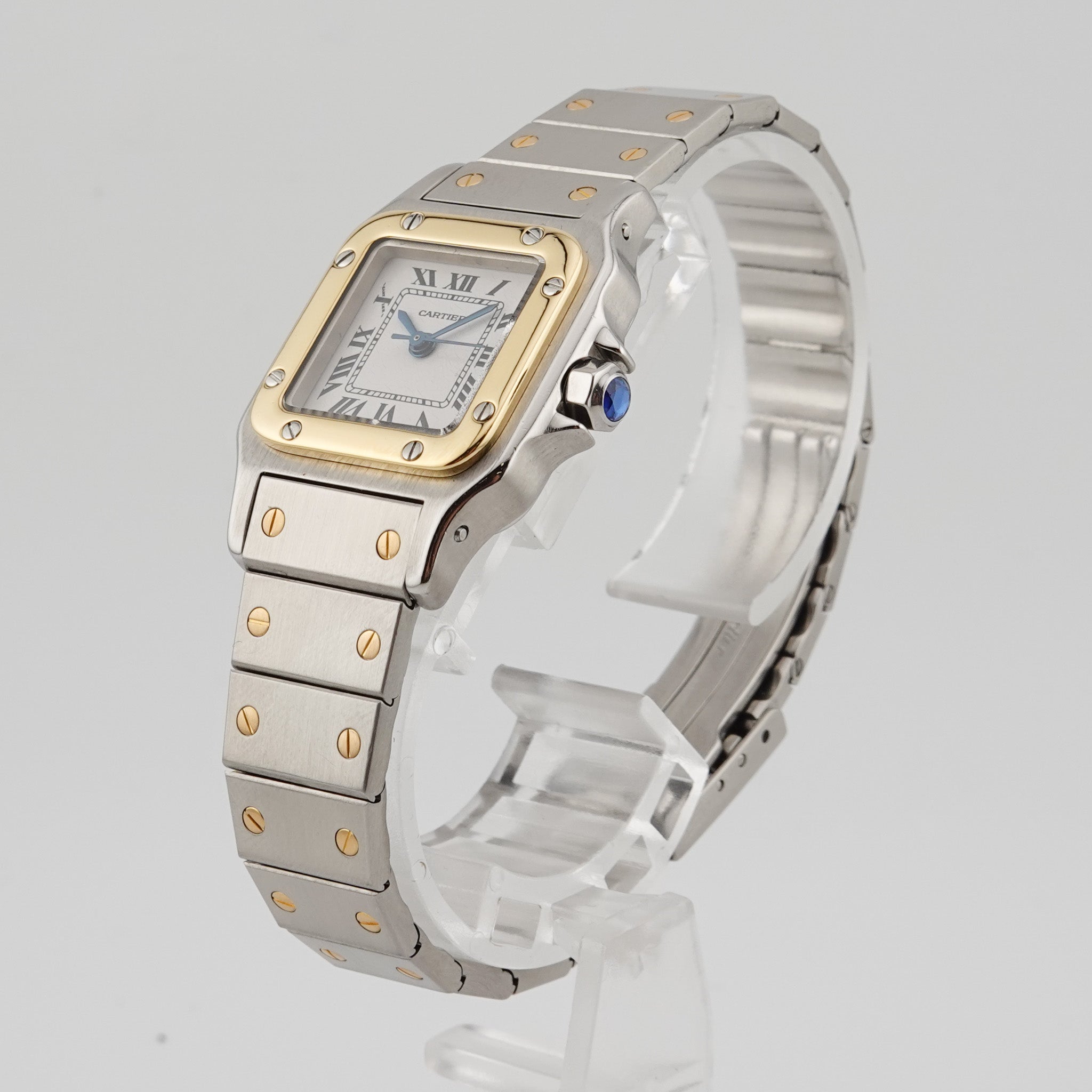Cartier Santos Galbée Stahl/Gold - 0902