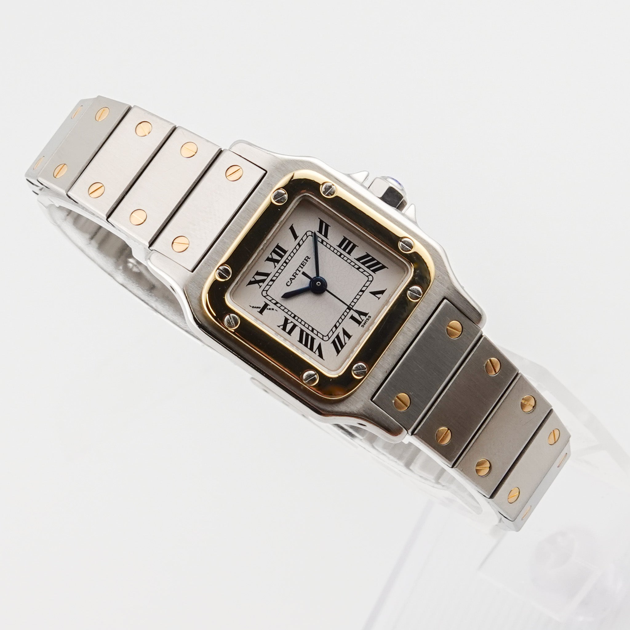 Cartier Santos Galbée Stahl/Gold - 0902