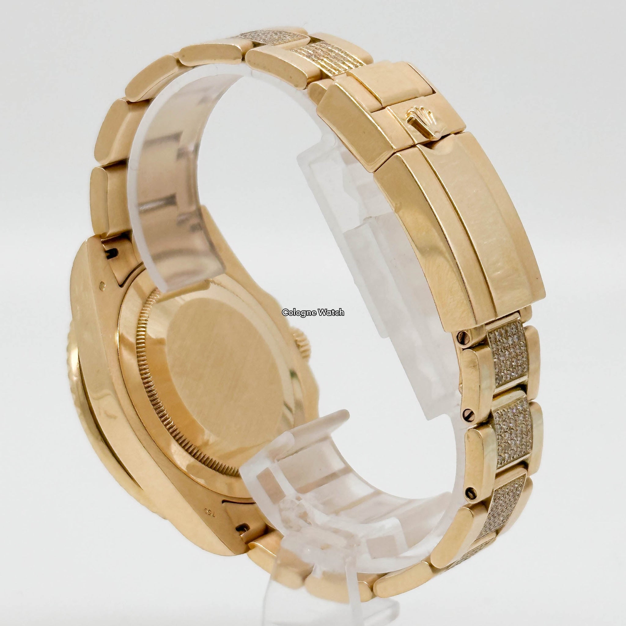 Rolex GMT-Master II Iced Out Gelbgold 116718LN - 2014