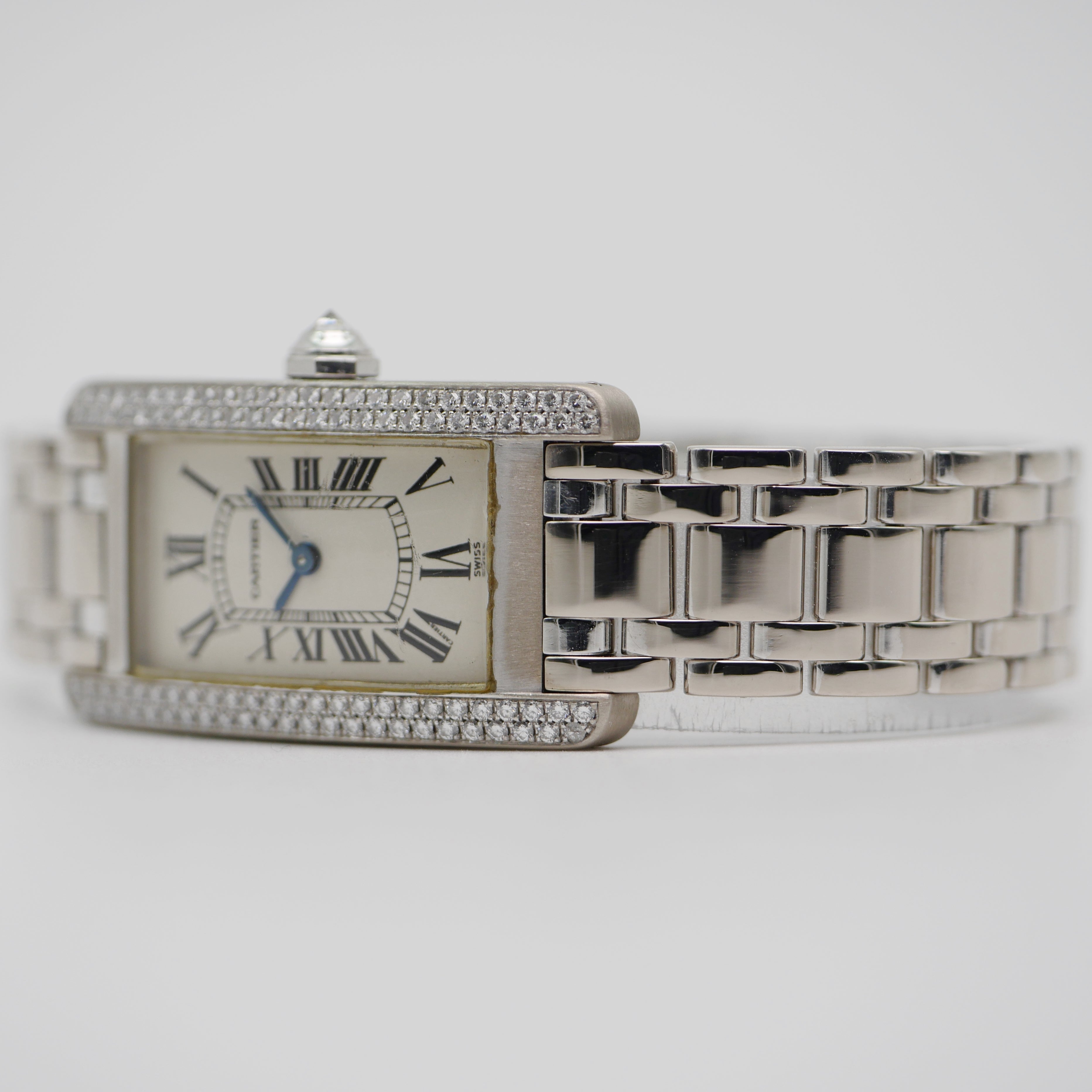 Cartier Tank Americaine Weißgold - 1713